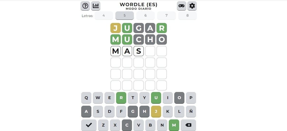 Imagen del juego Wordle Multilanguage.