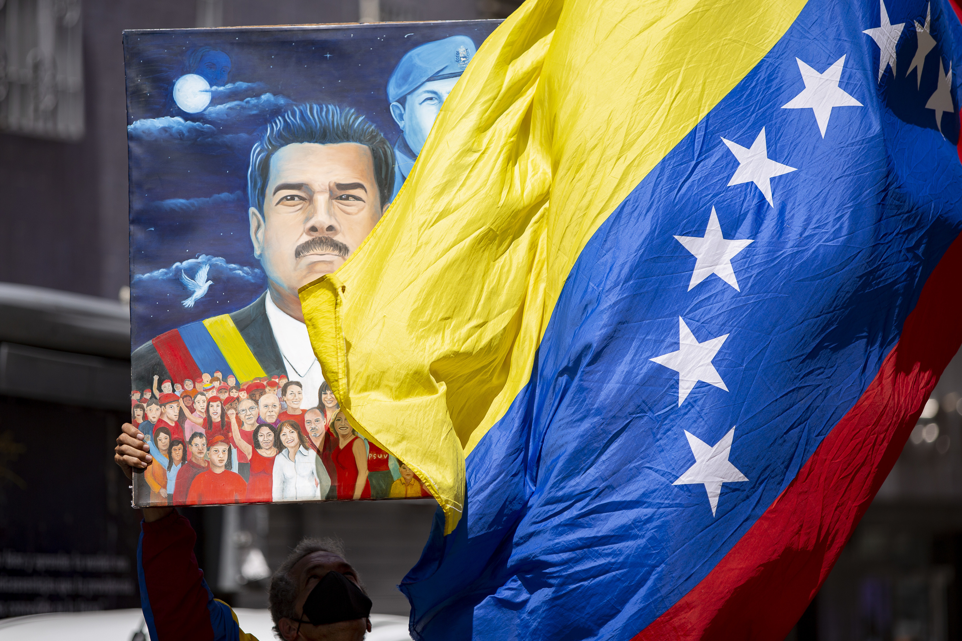 Aniversario del golpe de Estado de Hugo Chávez en Caracas.