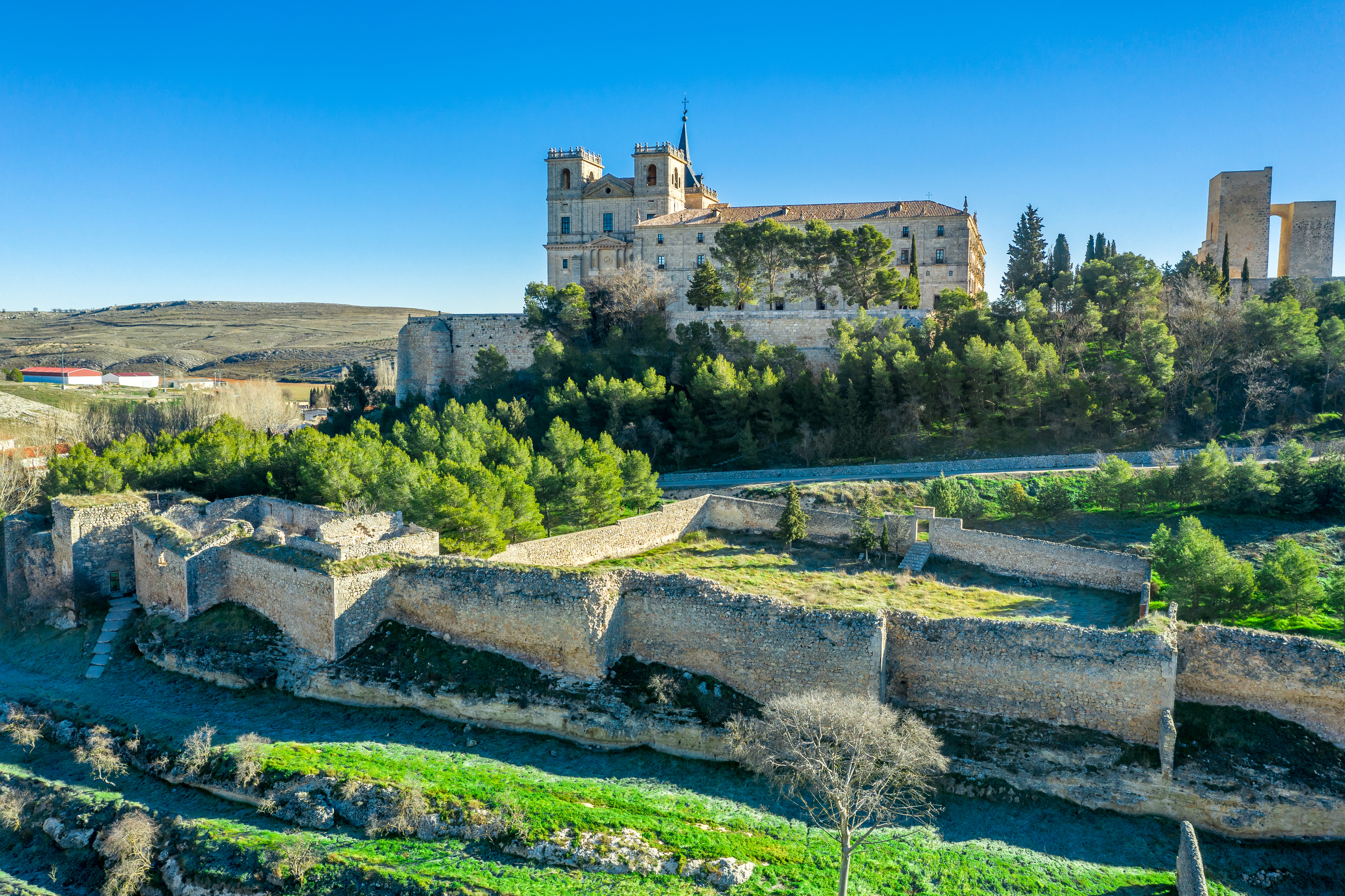 La fortaleza y monasterio de Uclés.