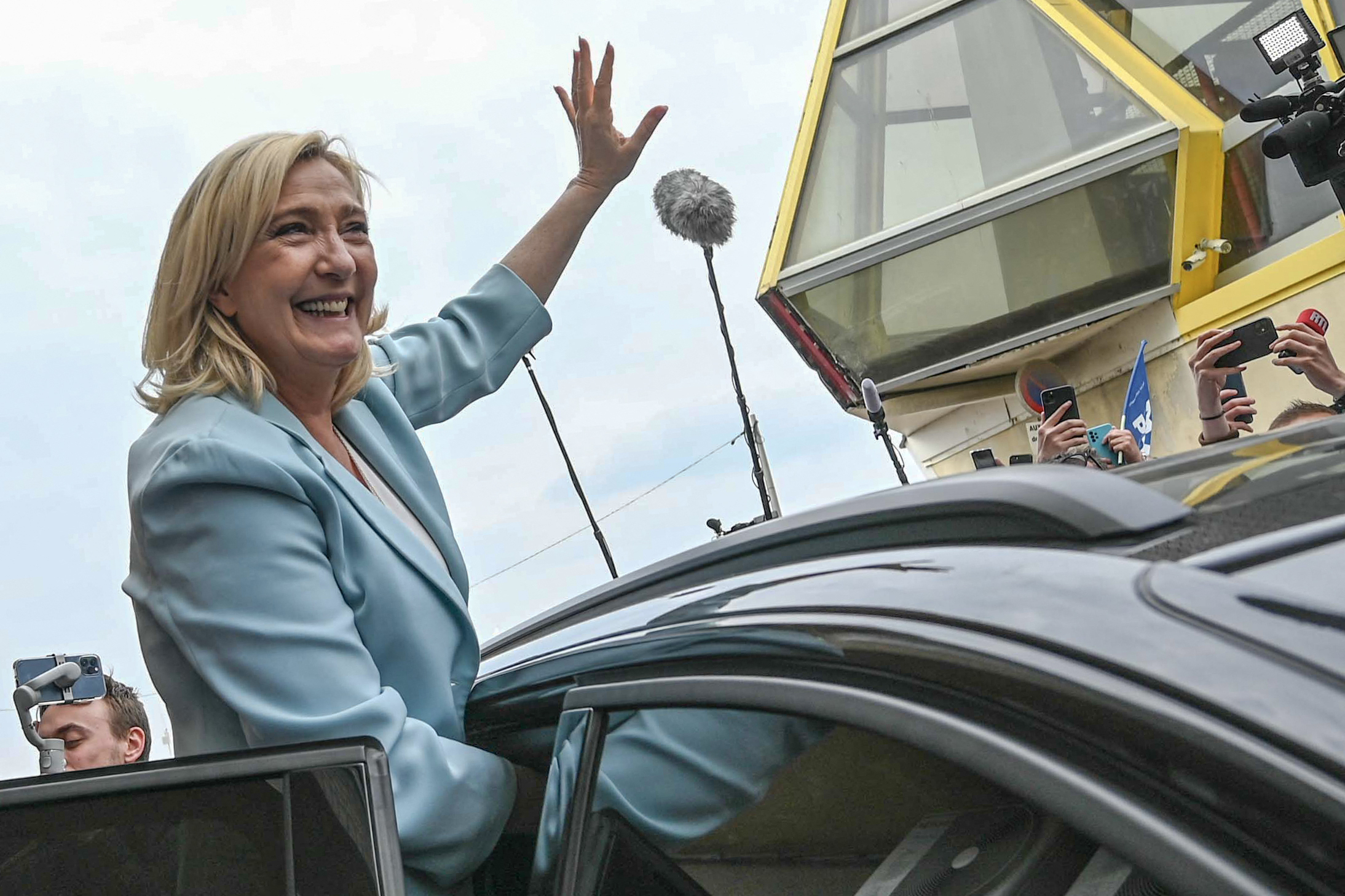 La líder de Reagrupación Nacional, Marine Le Pen.