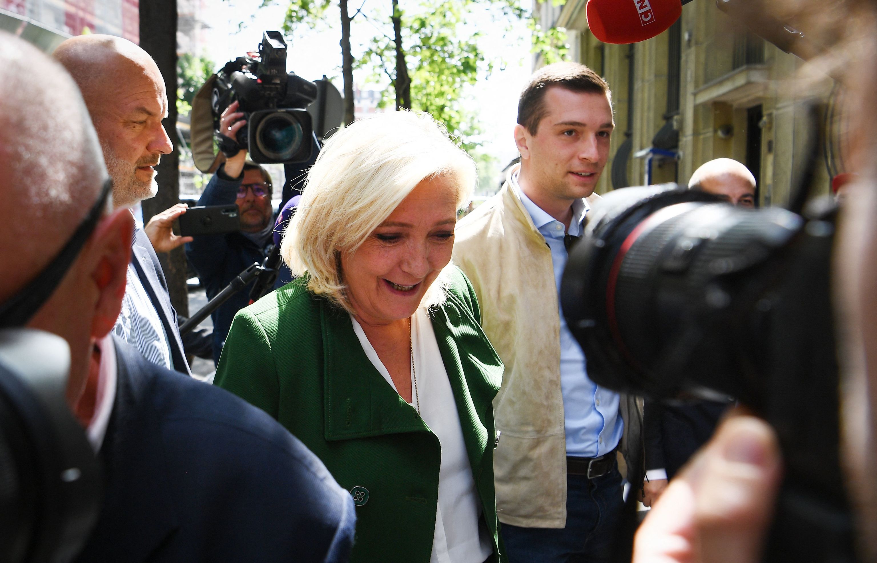 La líder ultraderechista Marine Le Pen