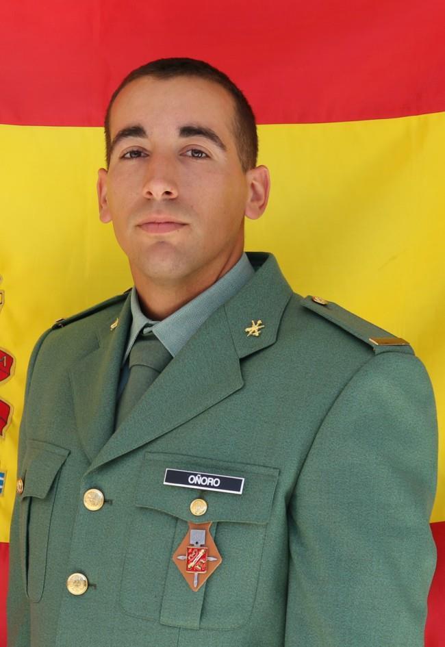 El caballero legionario Jordi Oñoro, fallecido en maniobras