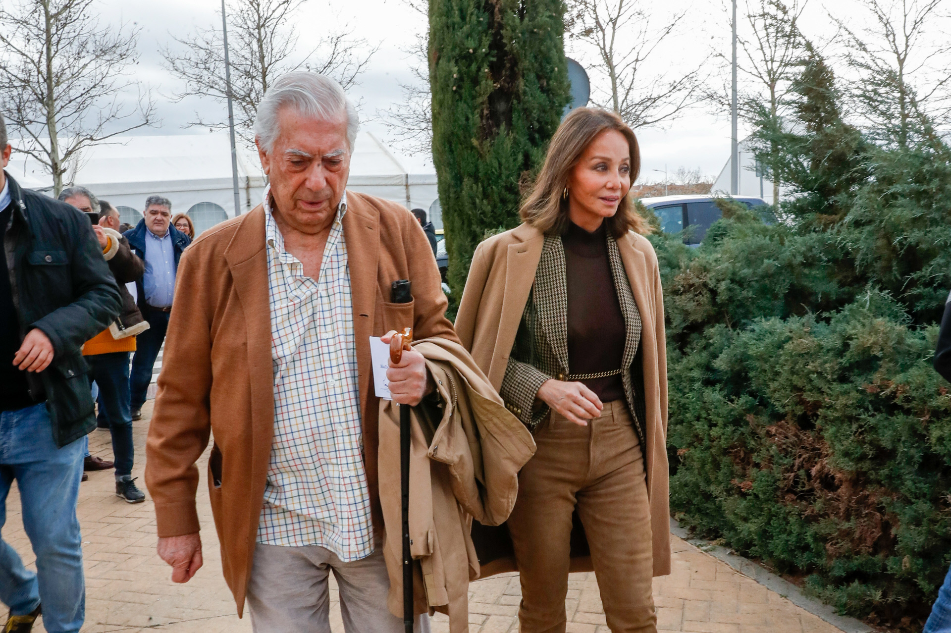 Mario Vargas Llosa e Isabel Preysler, el pasado mes de marzo.