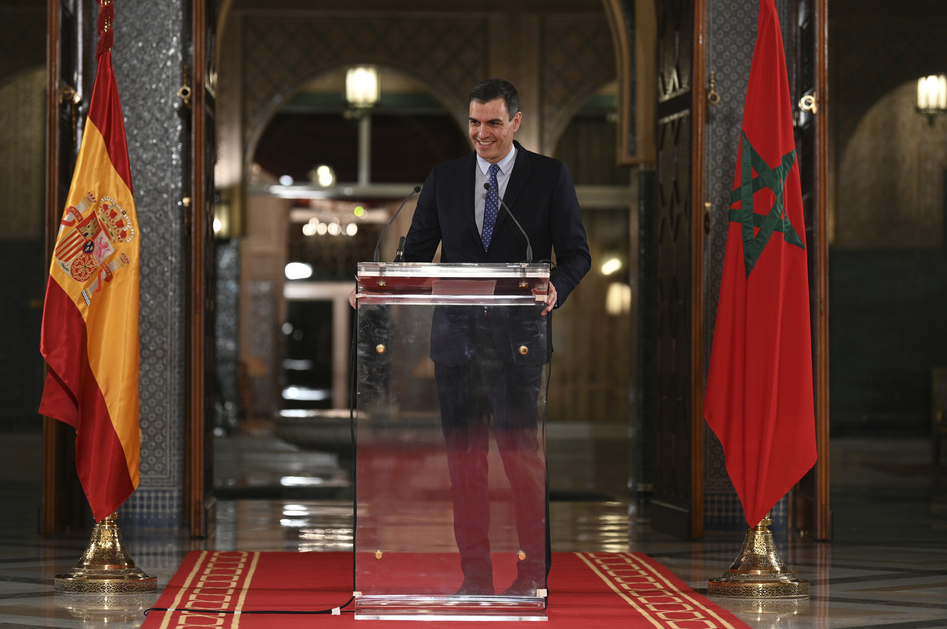 El presidente del Gobierno, en su última visita a Rabat.