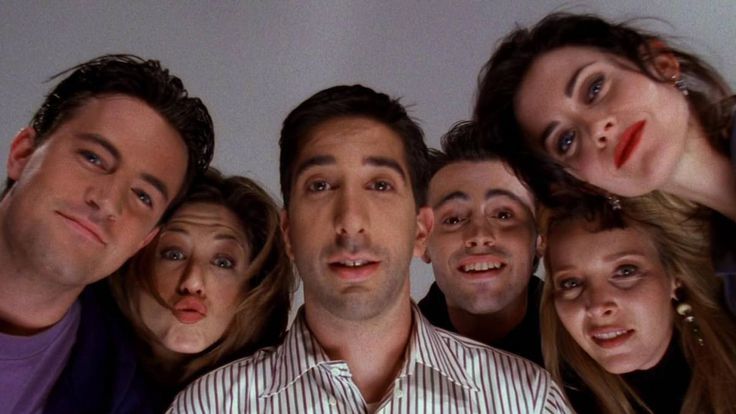 Los seis actores principales de la serie 'Friends'.