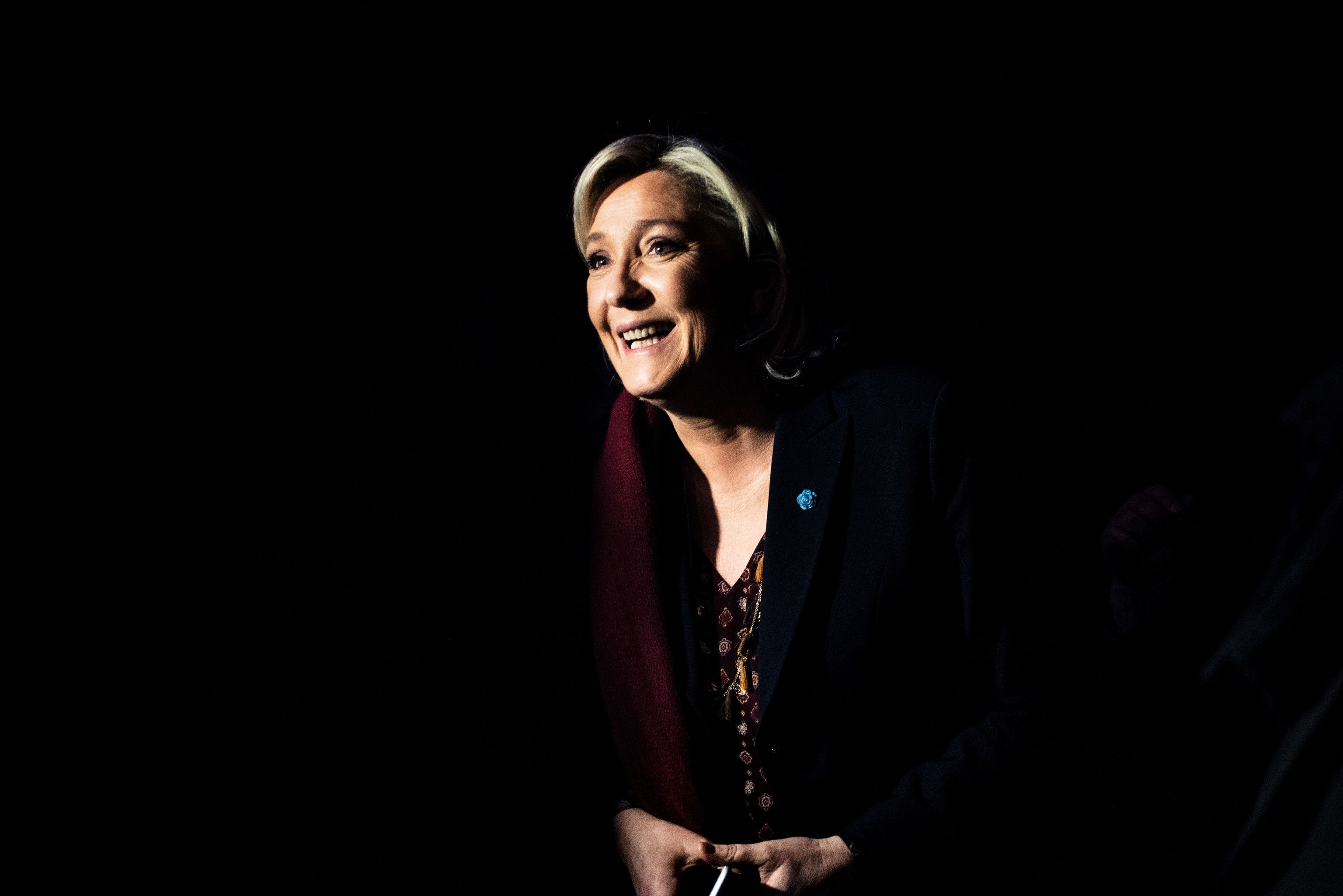 La presidenta de Rassemblement National, Marine Le Pen.
