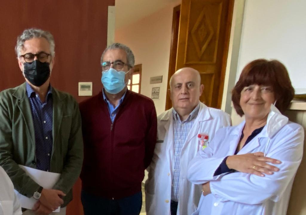 Sindicatos del Hospital Provincial de Castelln con el responsable.