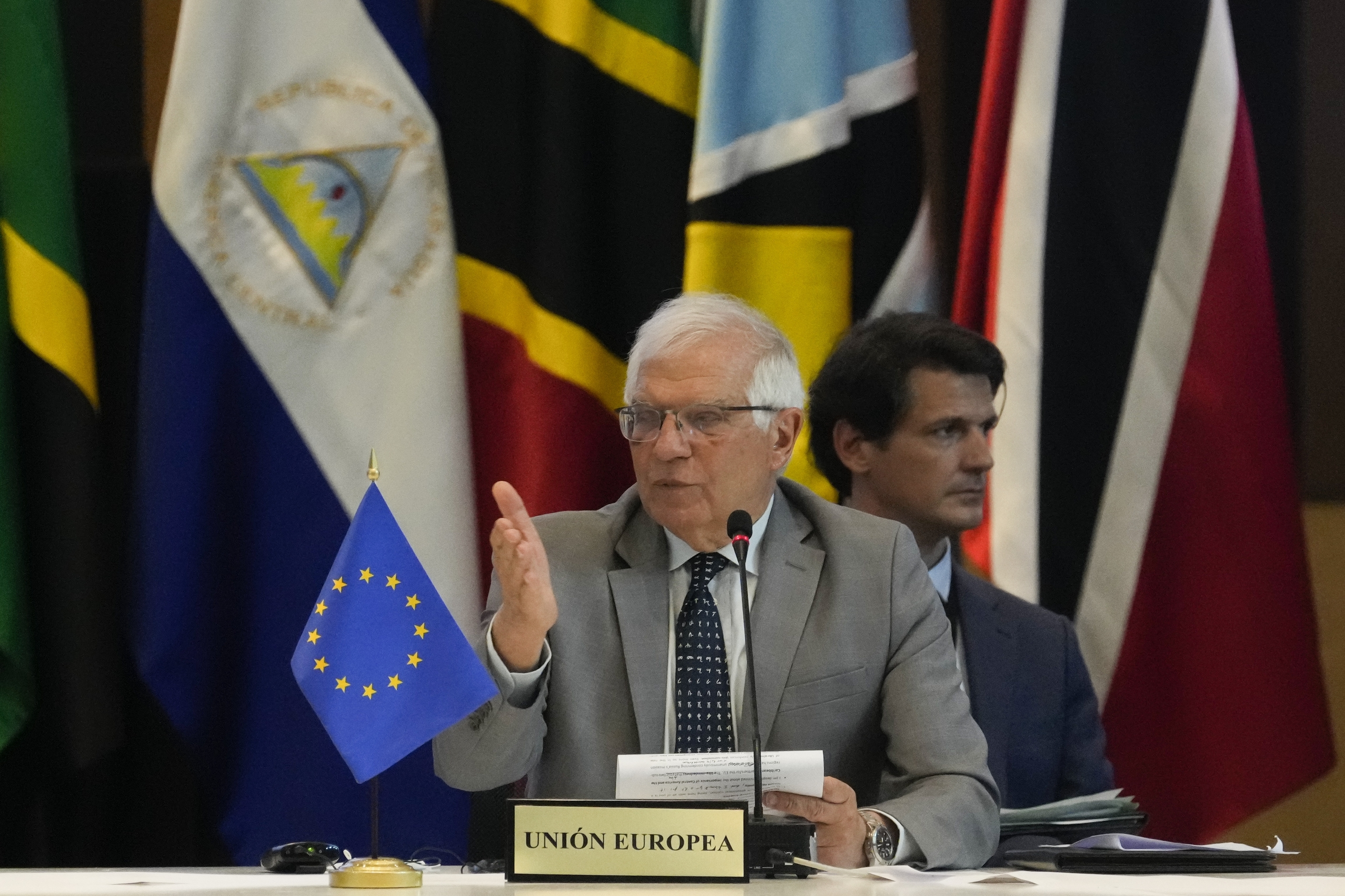 Josep Borrell este martes en Ciudad de Panam.