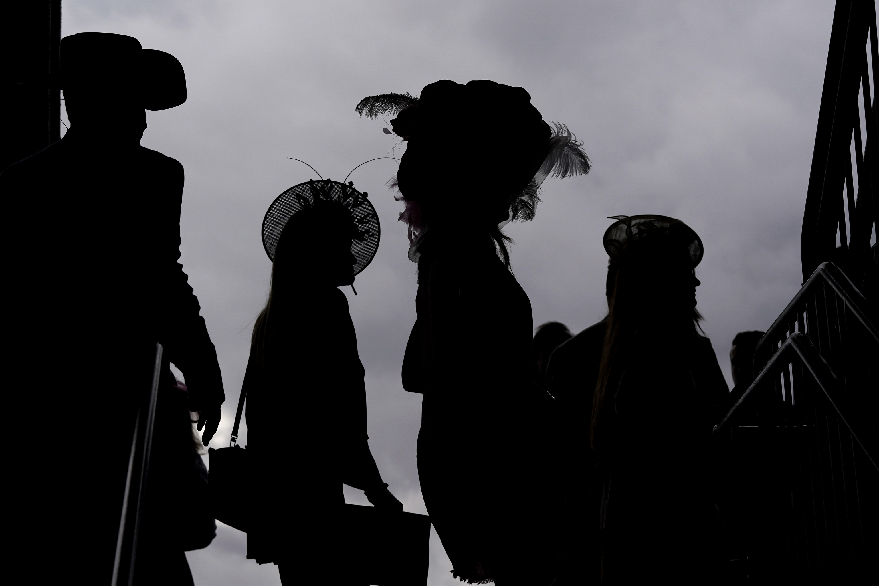 Mujeres vestidas para un espectculo en Kentucky. AP