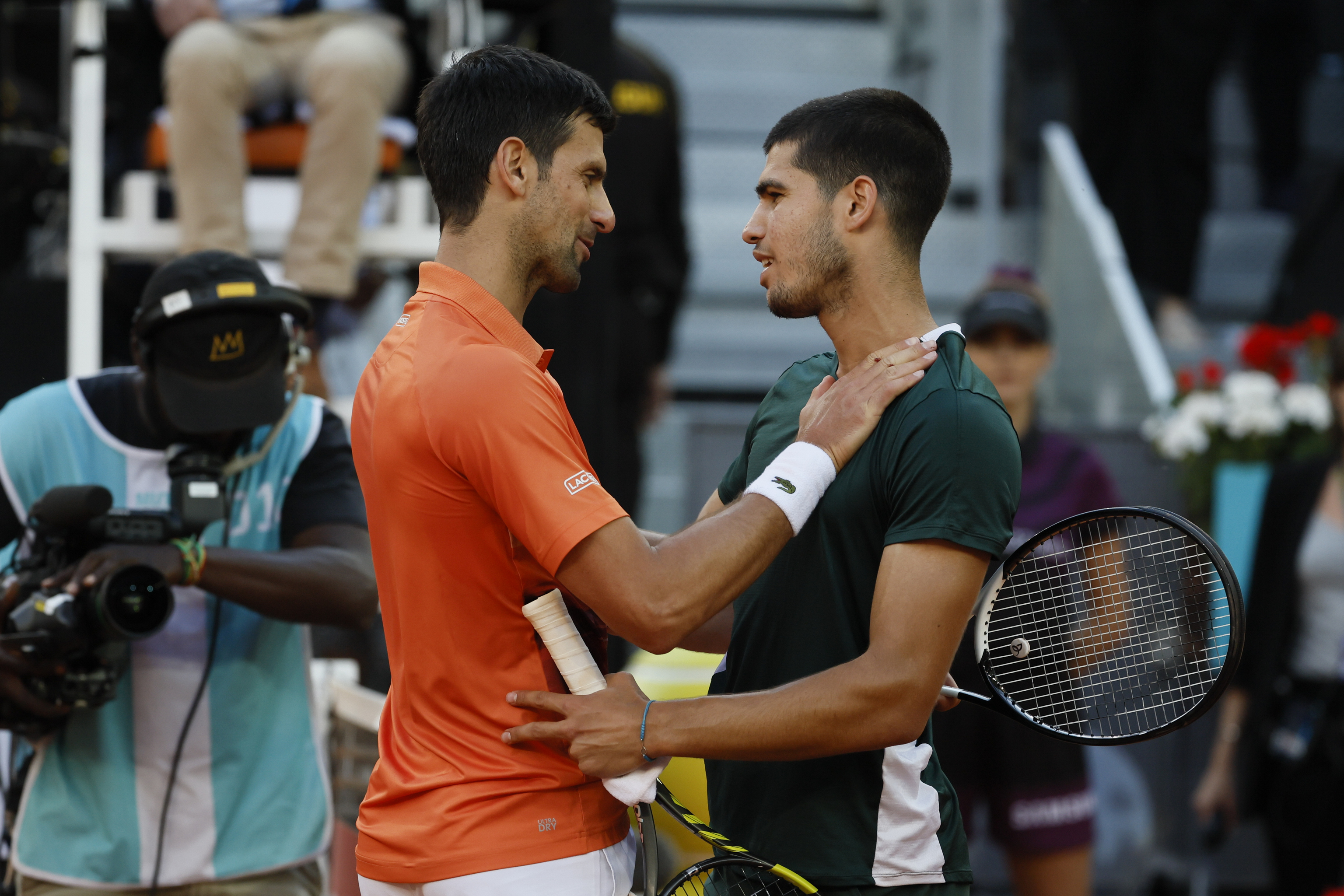 Djokovic congratulated Alkaraj.