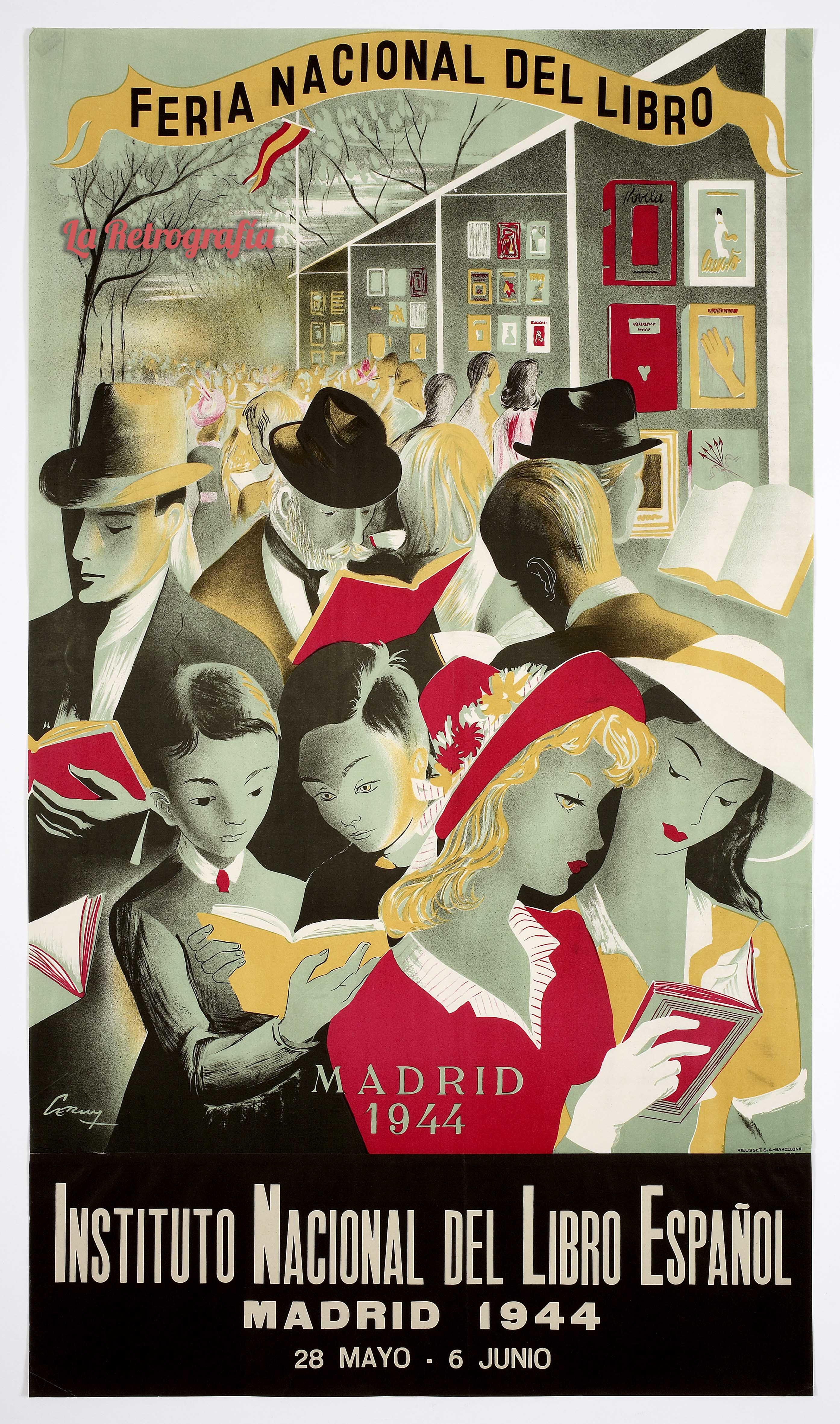 Uno de los cartel de la exposición 'Madrid, capital cultural', actualmente en el Conde Duque.