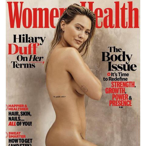 La actriz Hilary Duff en la portada de Women's Health.