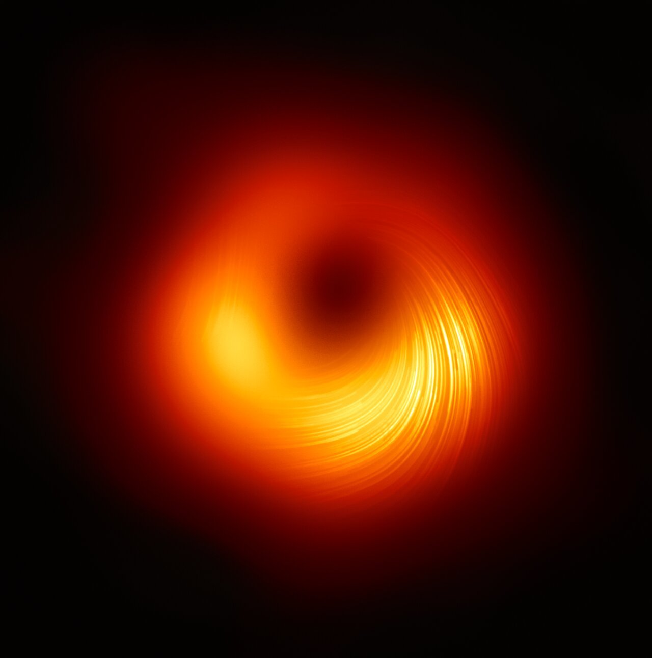 Black hole at the center of galaxy M87.