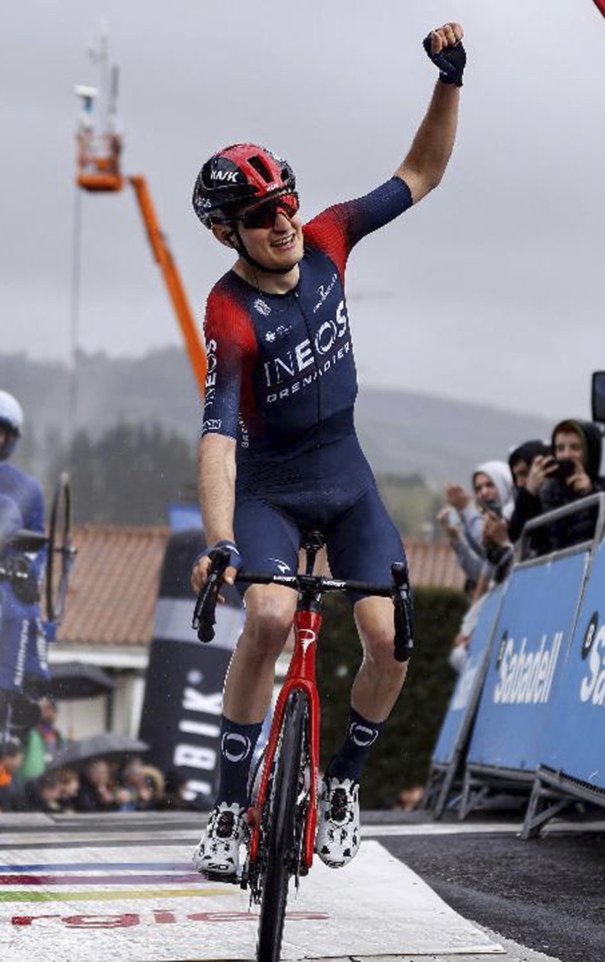Carlos Rodríguez, ganador de etapa en la Itzulia.