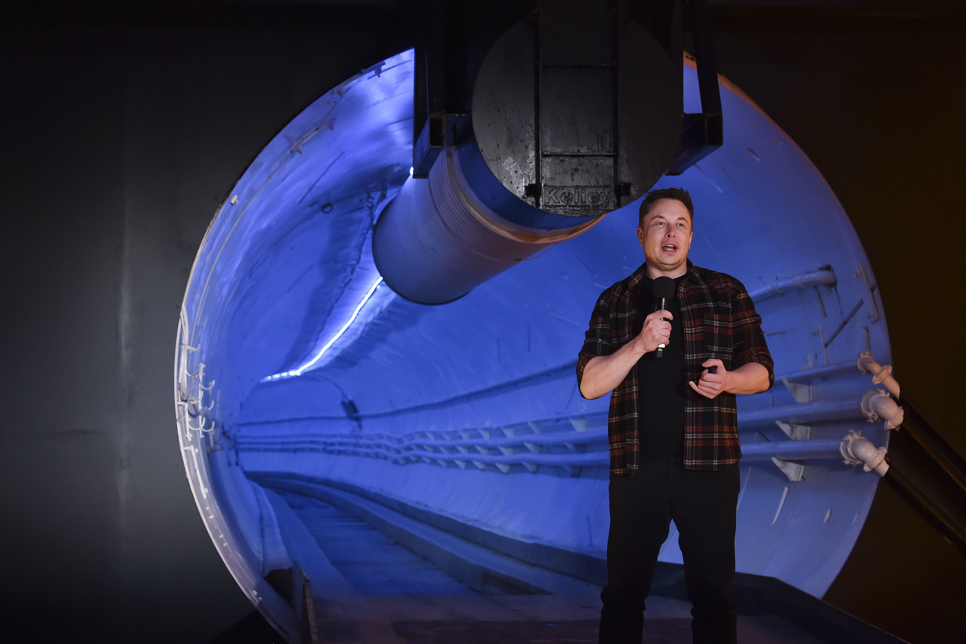 Elon Musk, CEO de Tesla, esta martes en Hawthorne, California.
