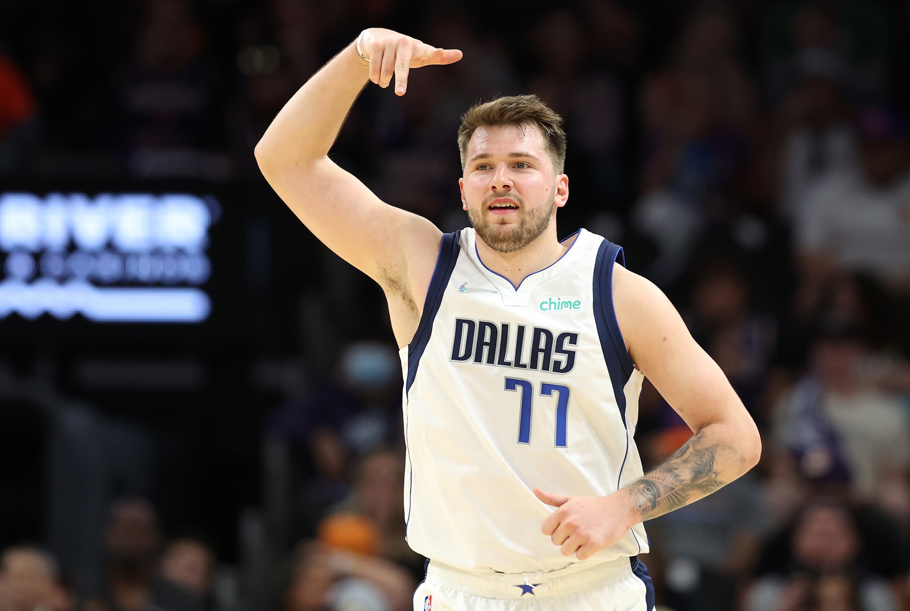 Doncic, this Sunday, against the Sun.