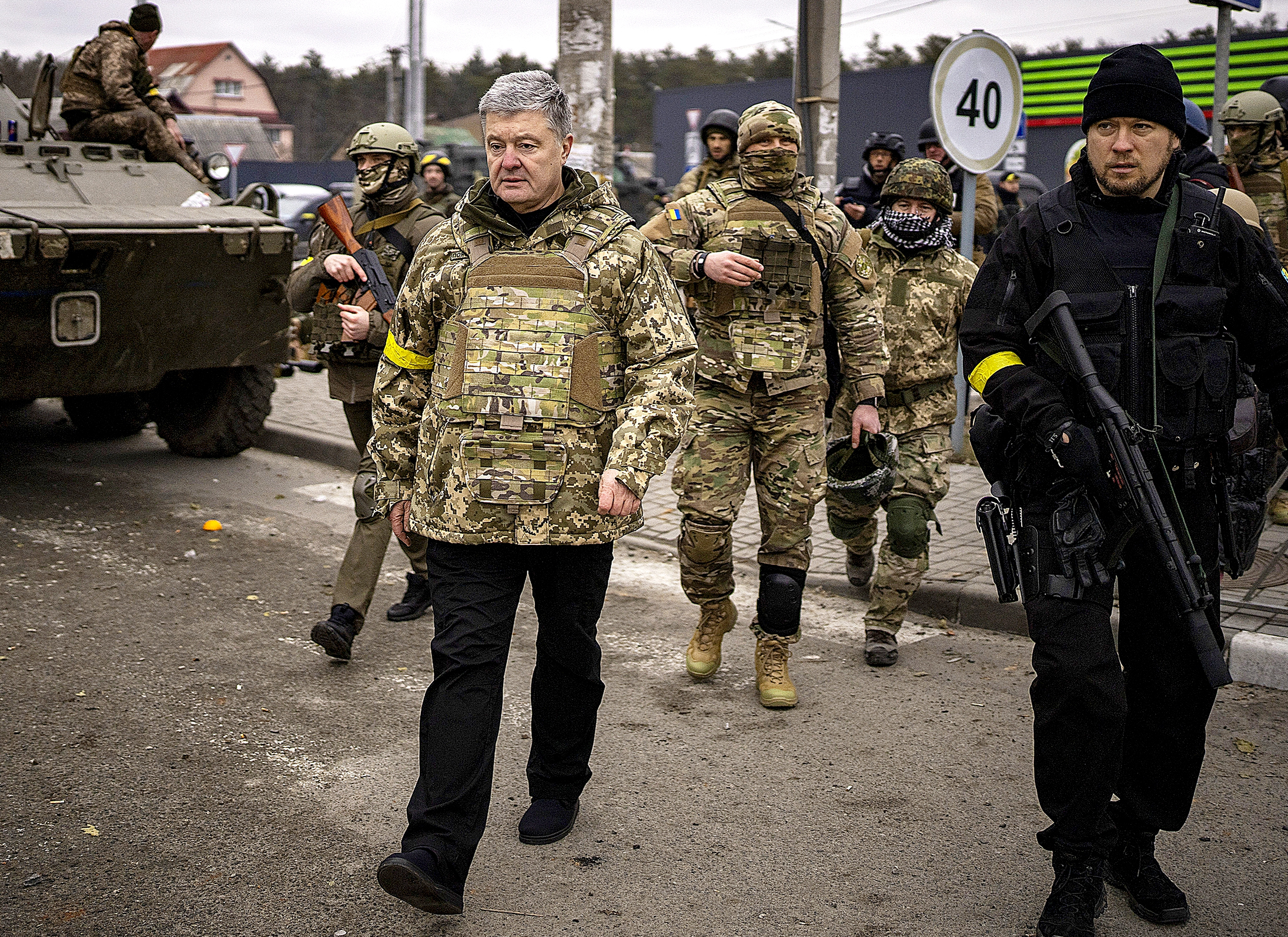 El ex presidente Petro Poroshenko, en Kiev.