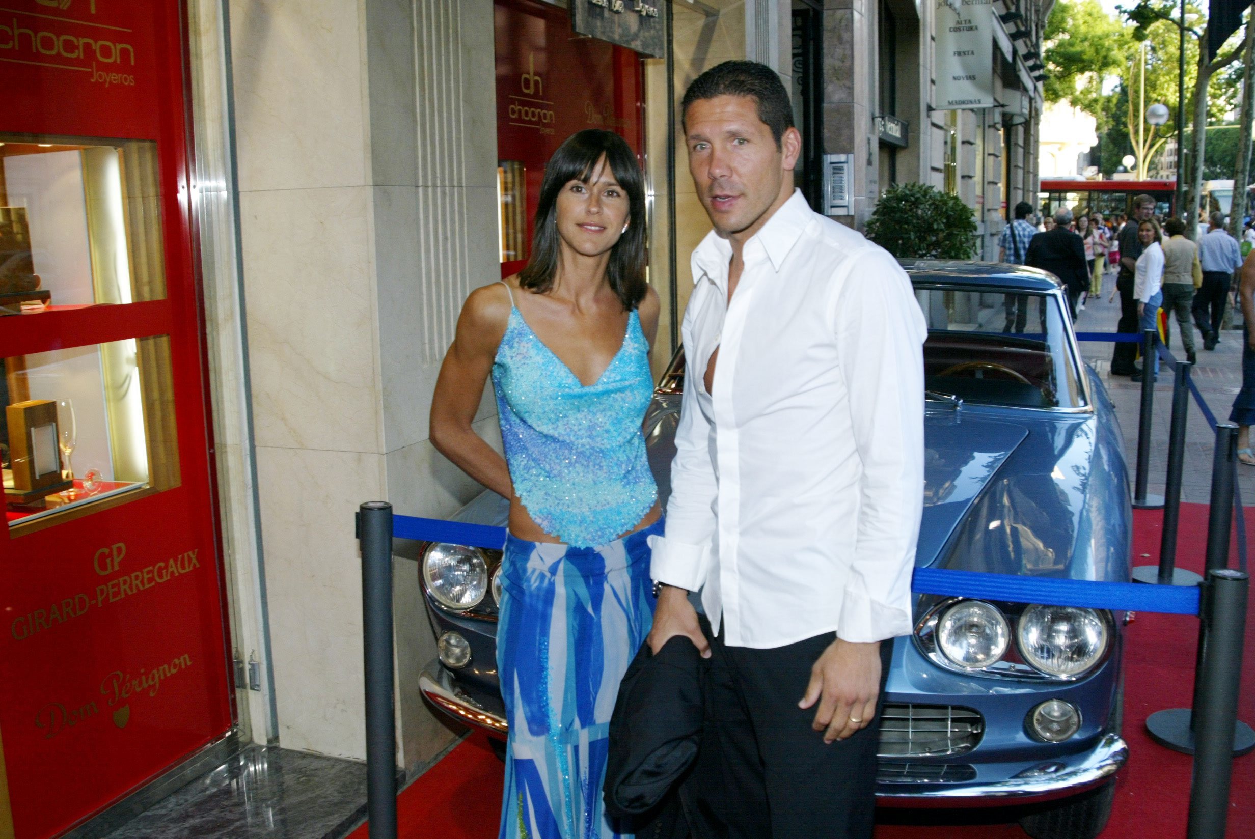 El argentino y su ex mujer, Carolina Bandini.