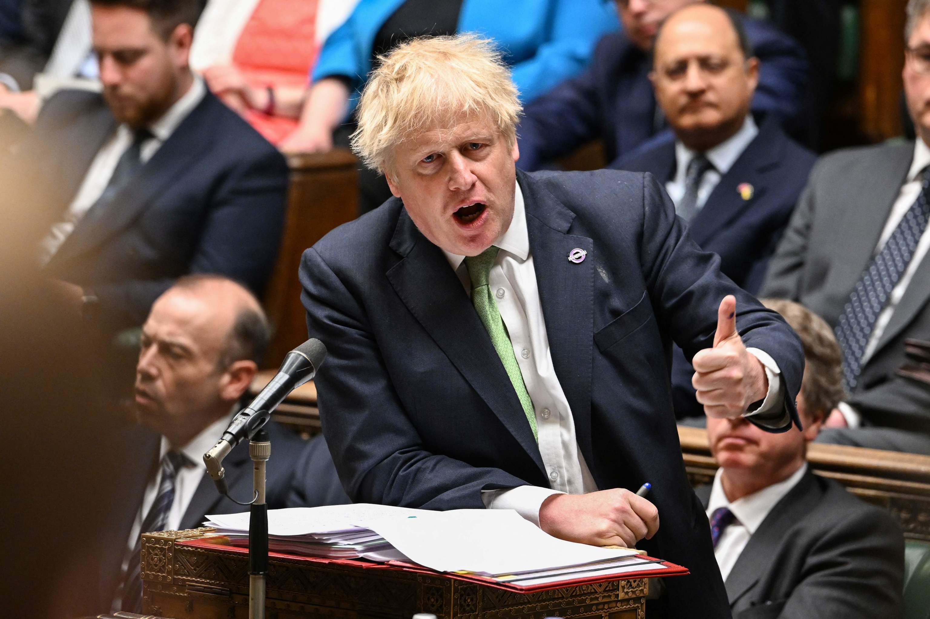 Boris Johnson in a recent parliamentary debate.