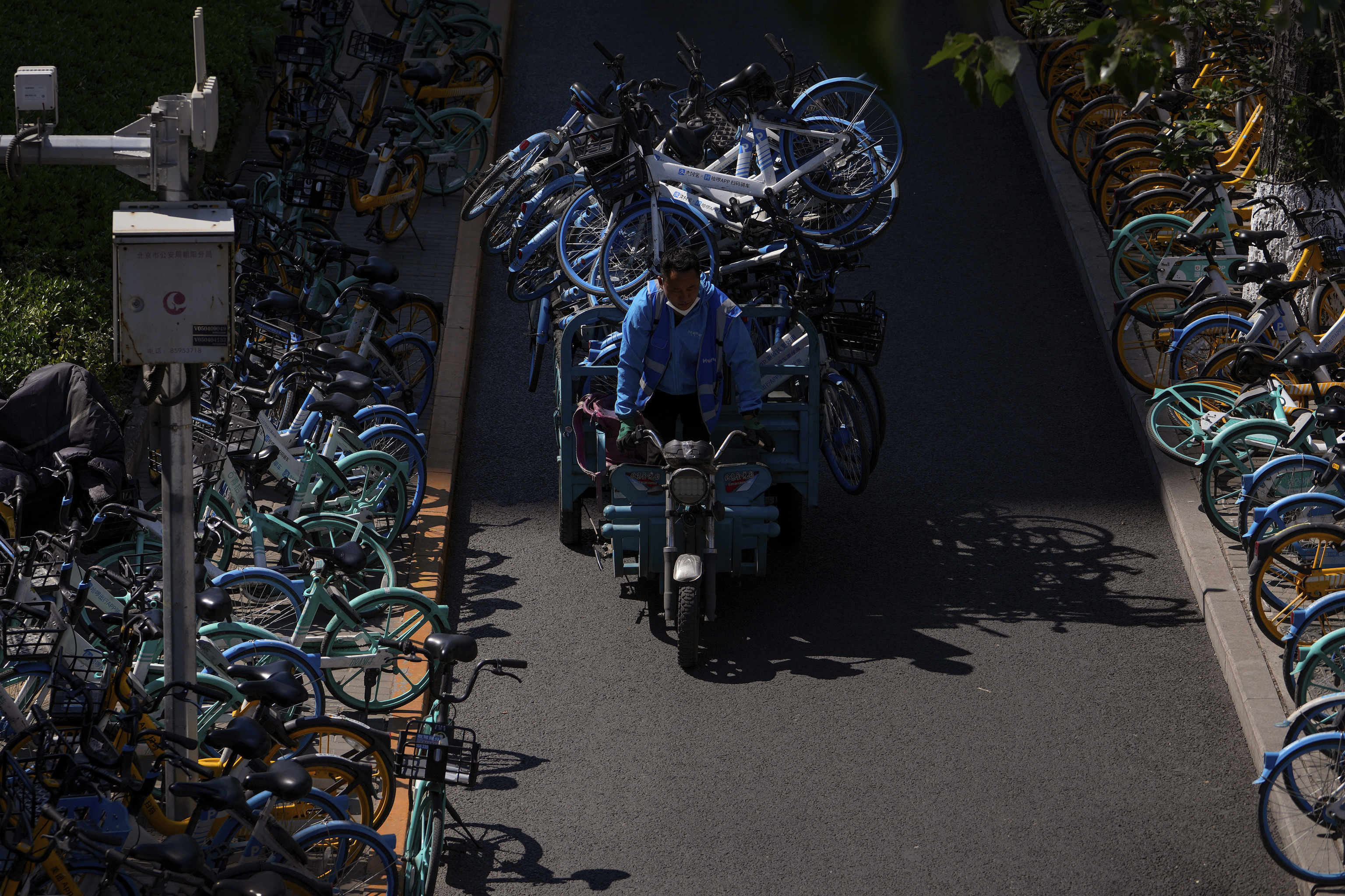 Bicicletas en el distrito de Chaoyang (Pekn)