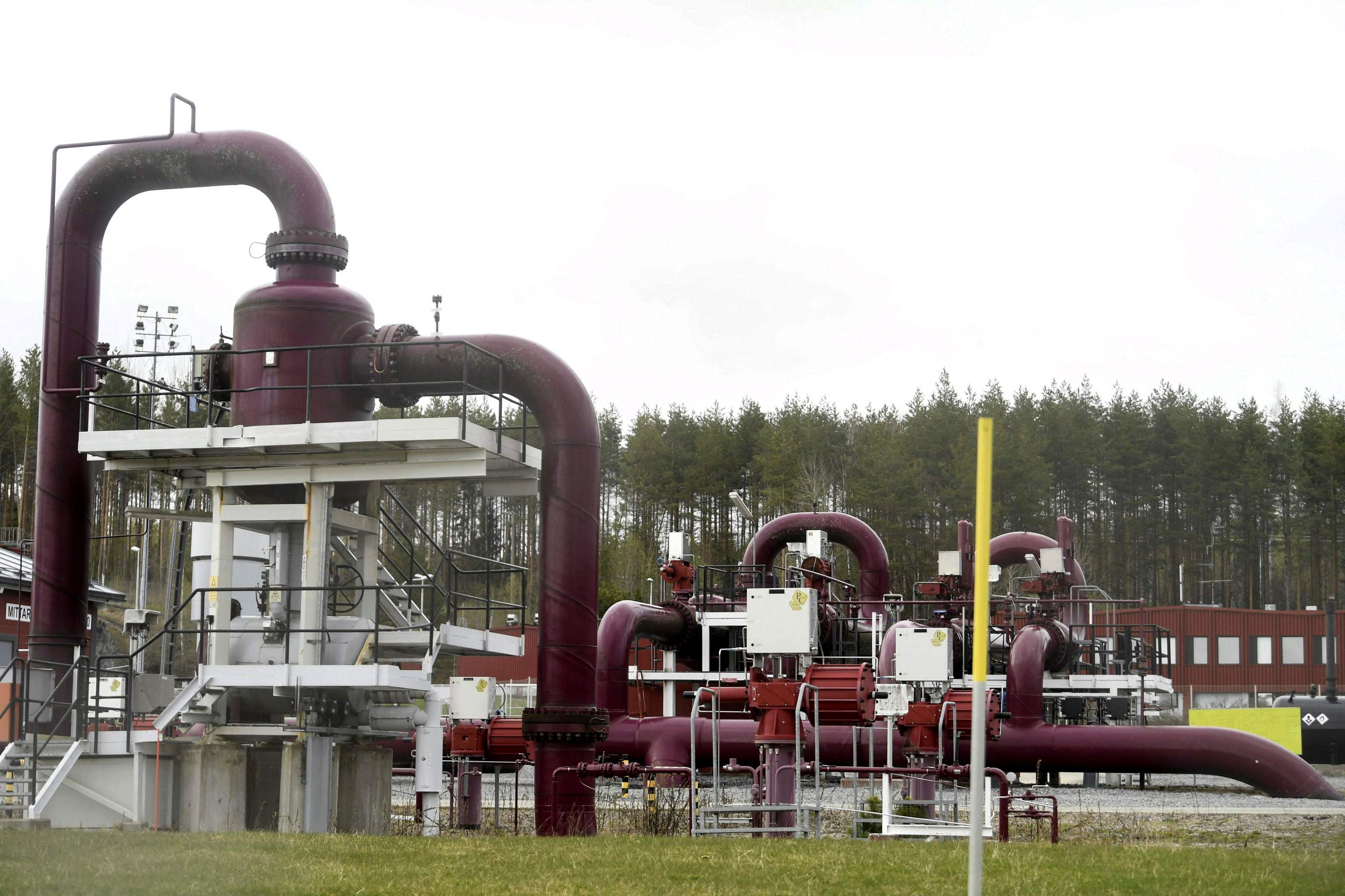 Planta de gas de Gasum  en Raikkola (Finlandia).