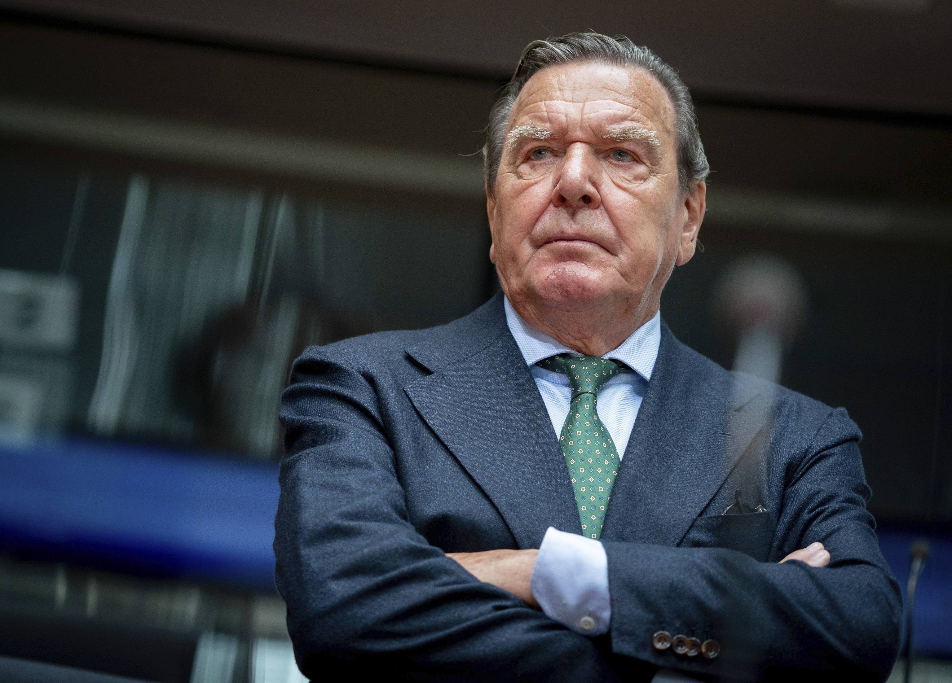 El ex canciller alemán Gerhard Schröder.