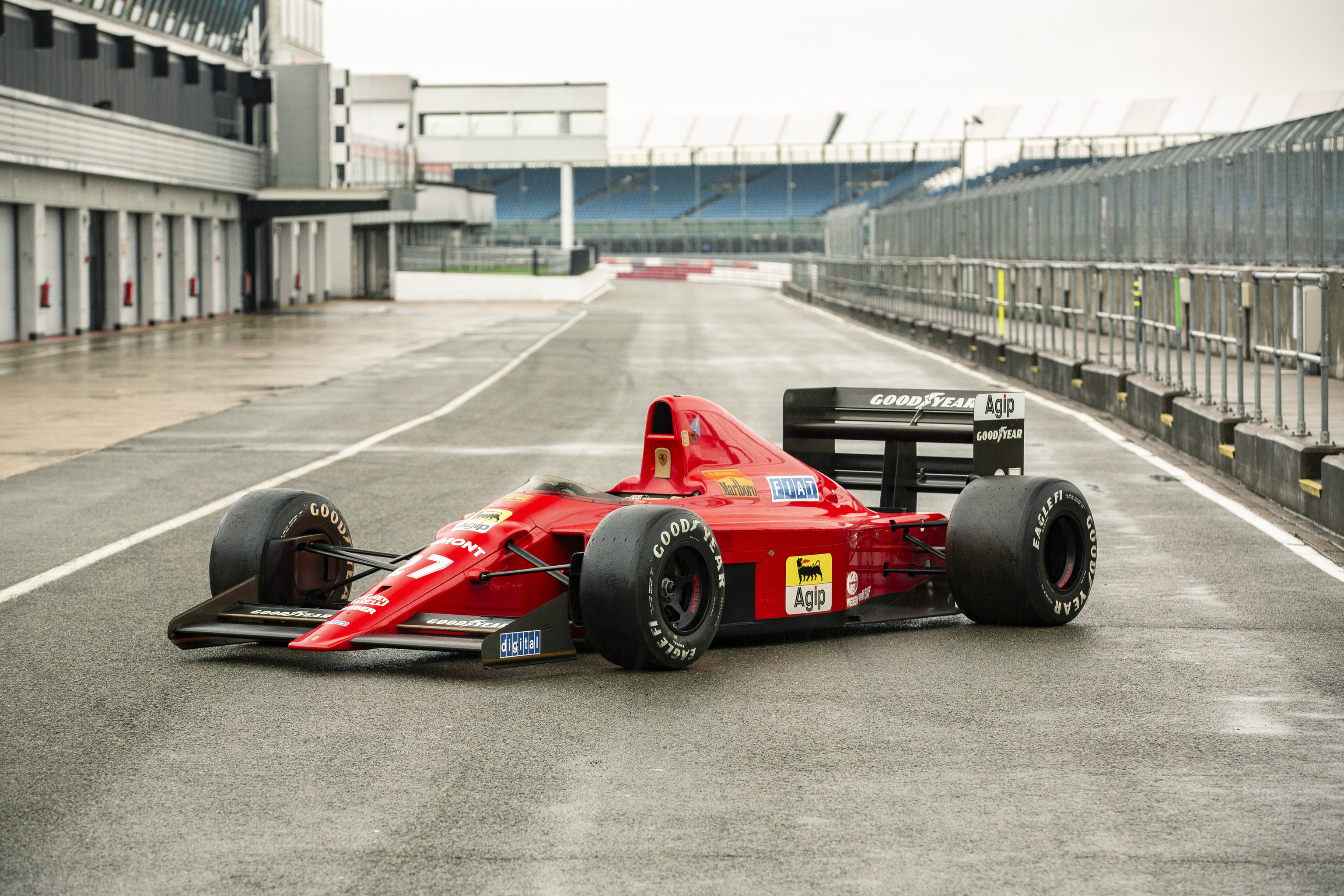 Ferrari 640 from 1989, Nigel Mansell .  auctioned by
