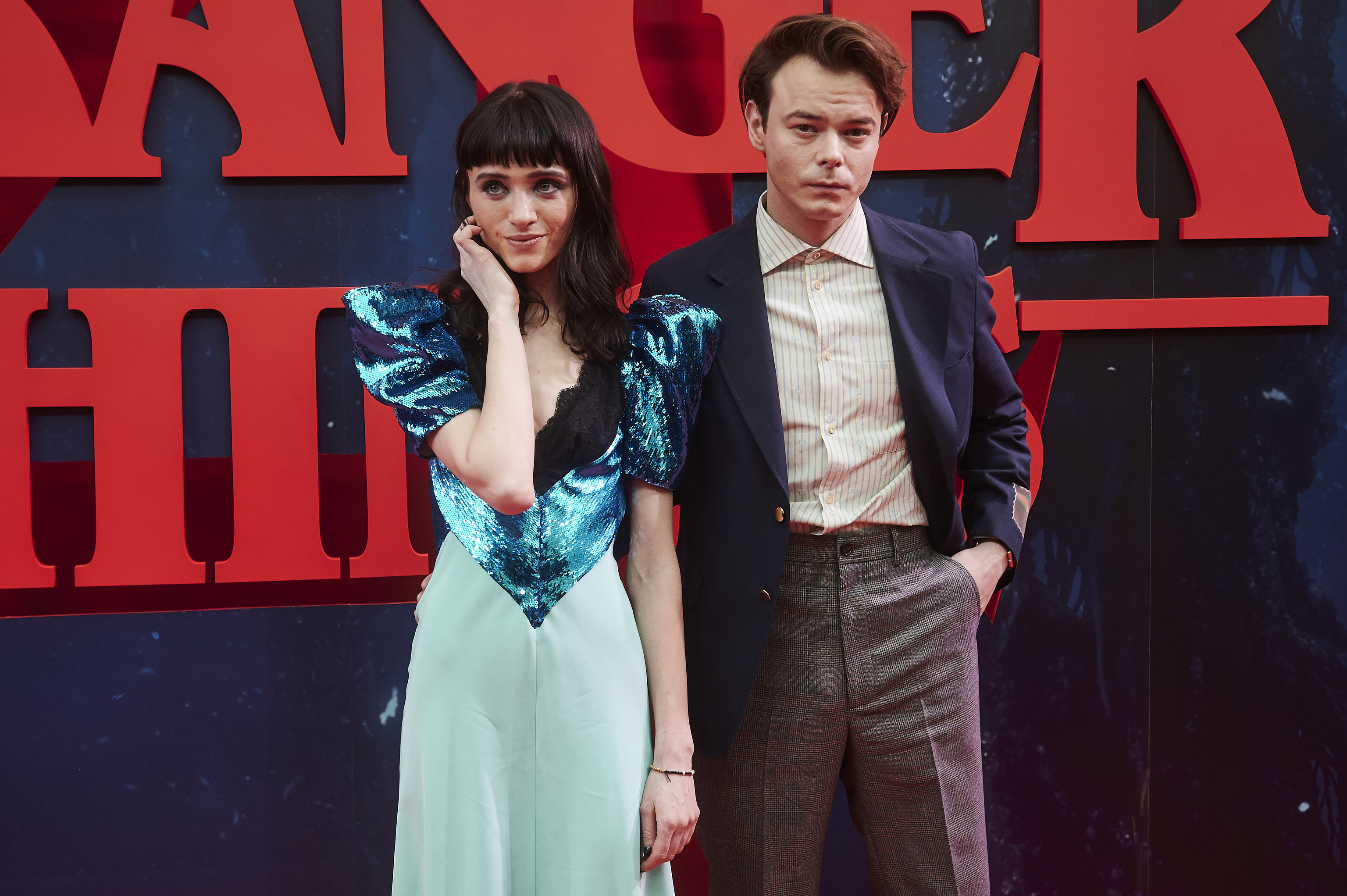 Natalia Dyer and Charlie Heaton, Stranger Things heroes