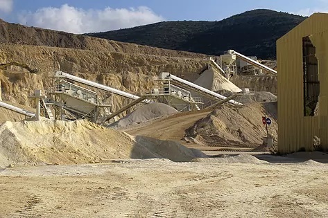 Una explotacin minera ubicada en la Comunidad Valenciana.