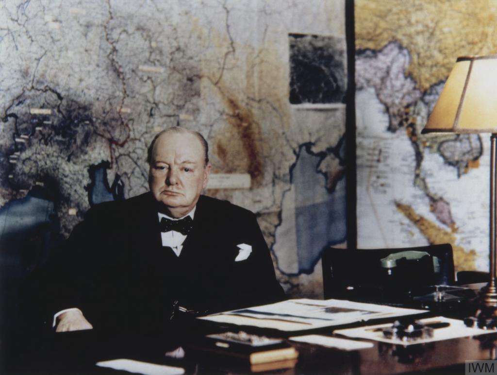 Churchill durante la guerra.