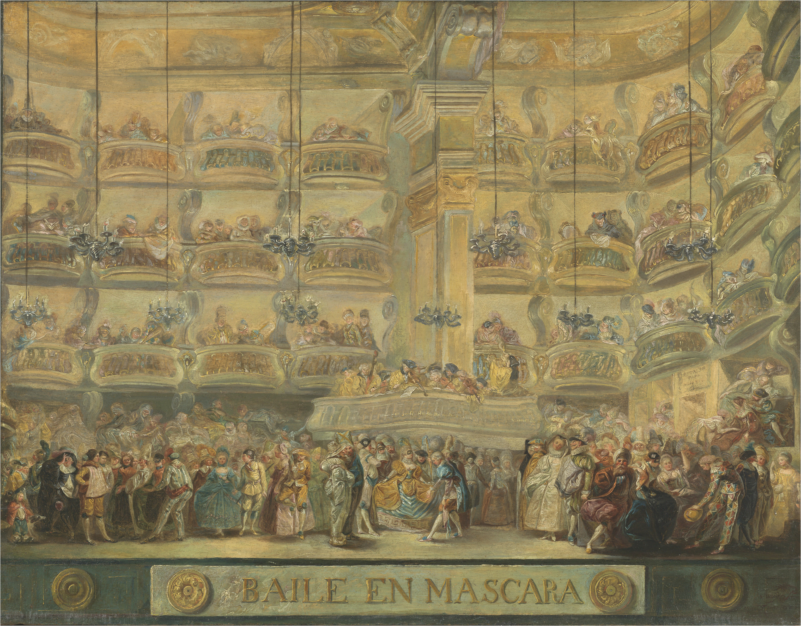 'Baile en mscara' (1767)