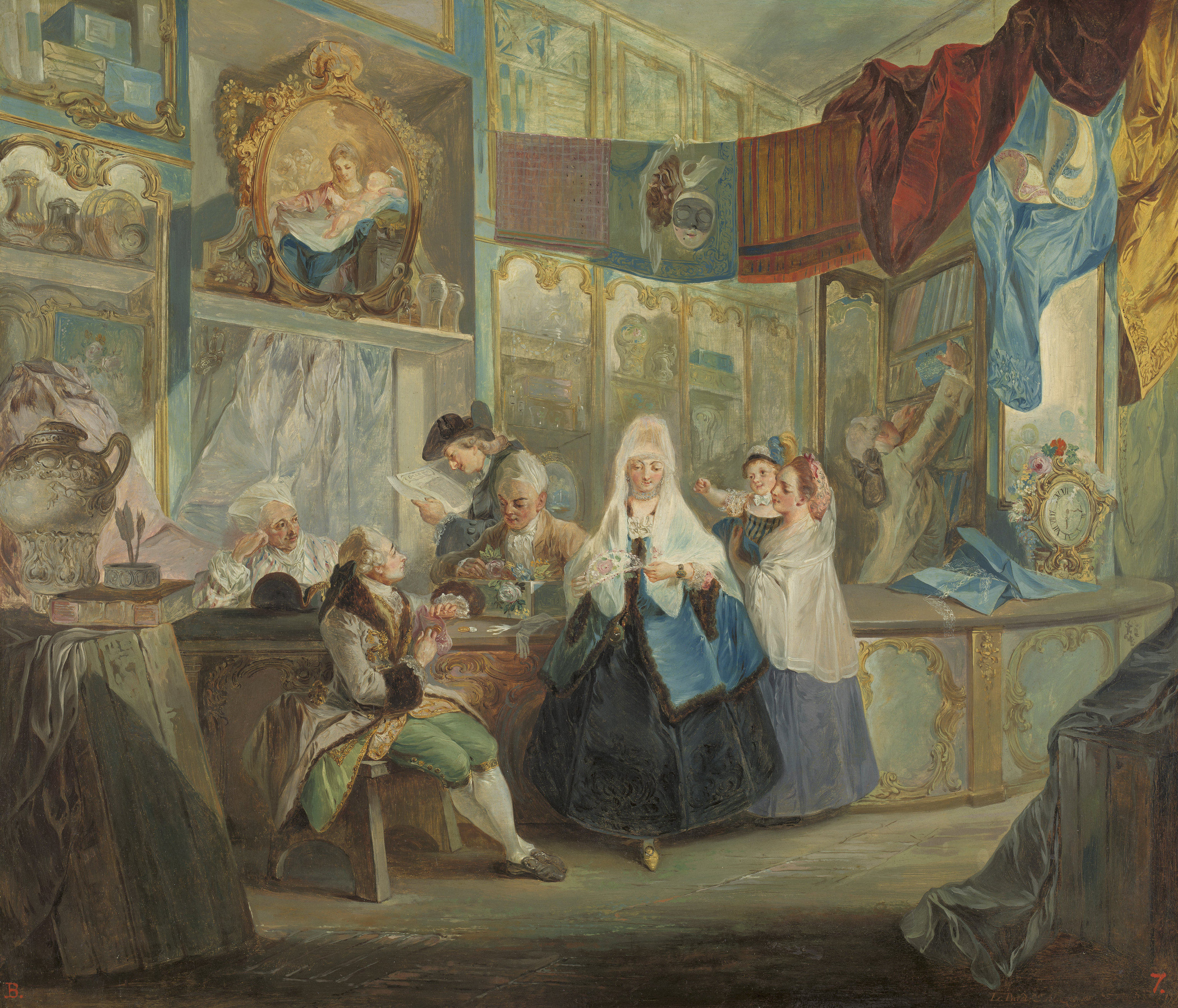 'La tienda de Geniani' (1772).