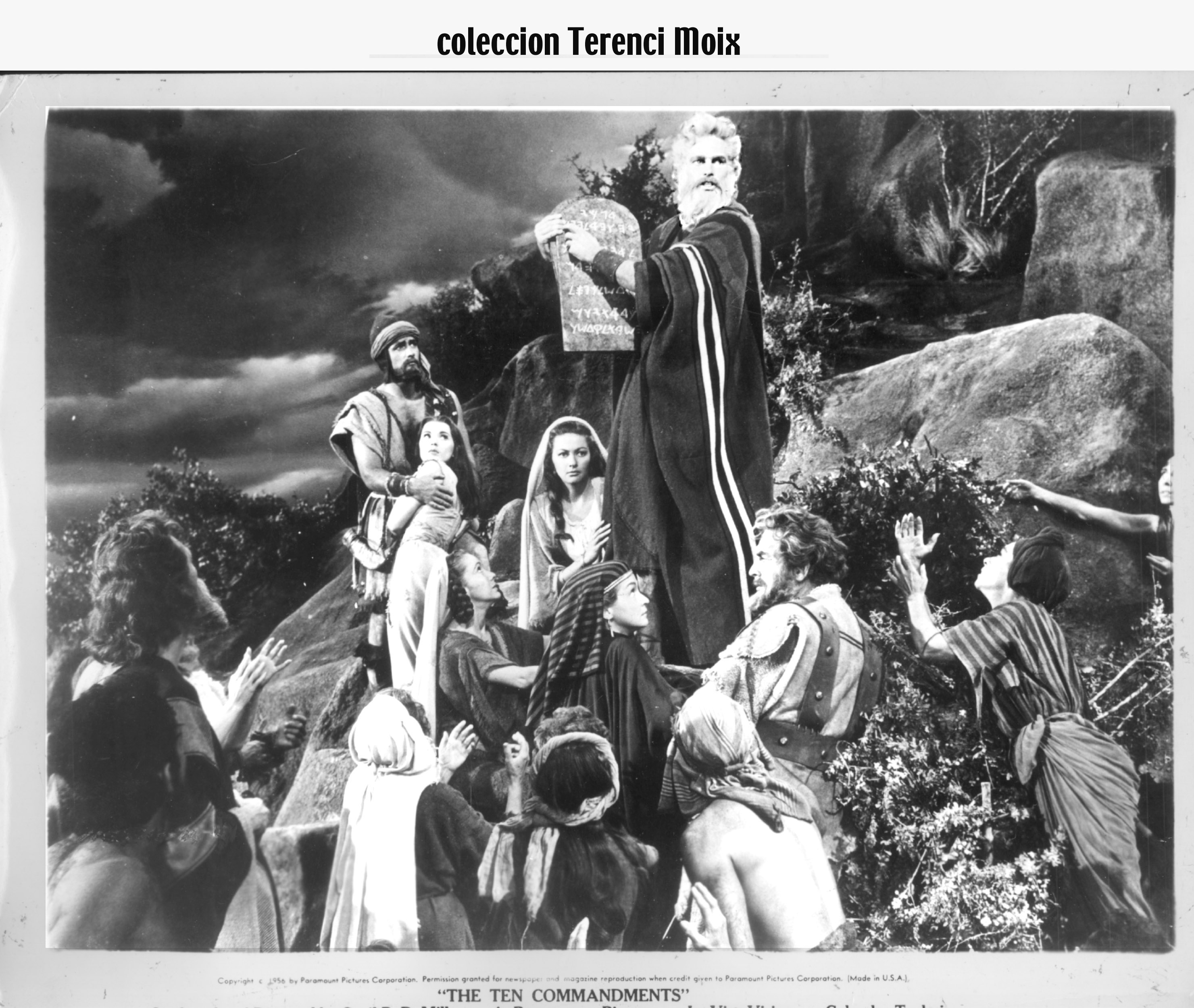 Fotograma de la película Los 10 Mandamientos de la Colección de Terenci Moix.