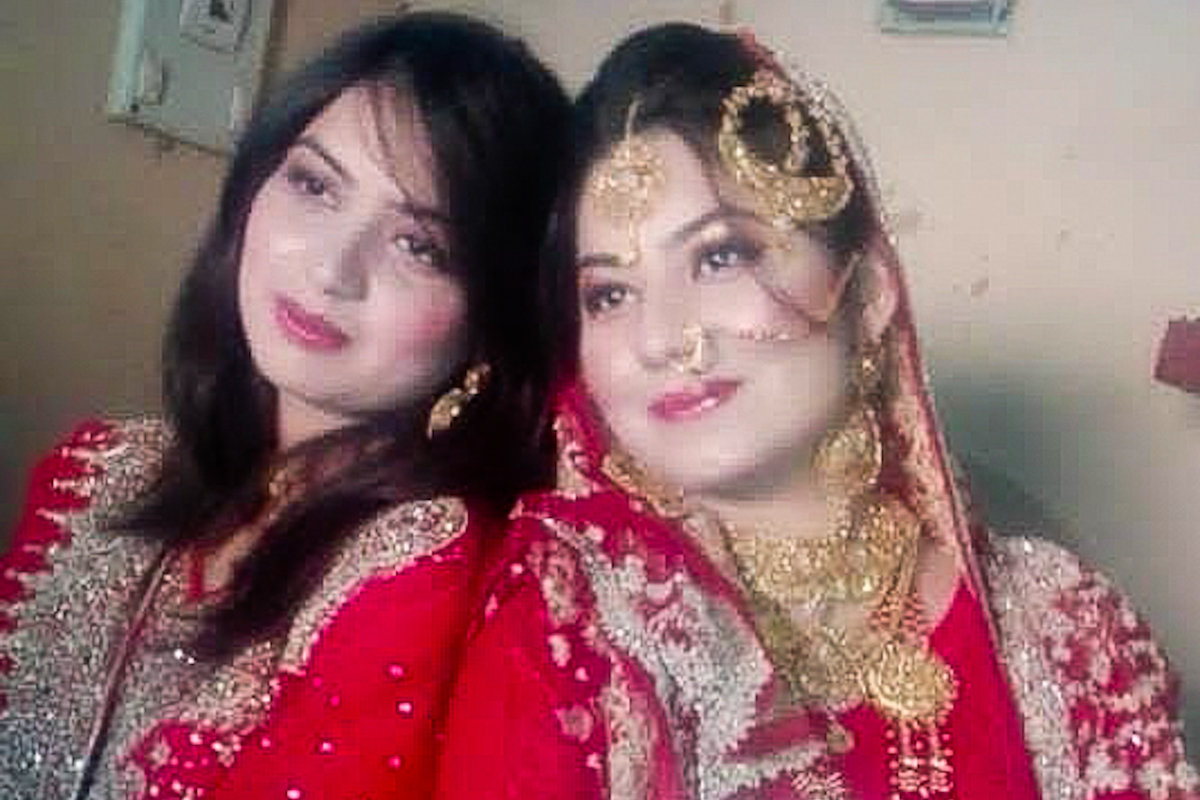 Sisters Anisa and Aroz Abbas, killed in Pakistan