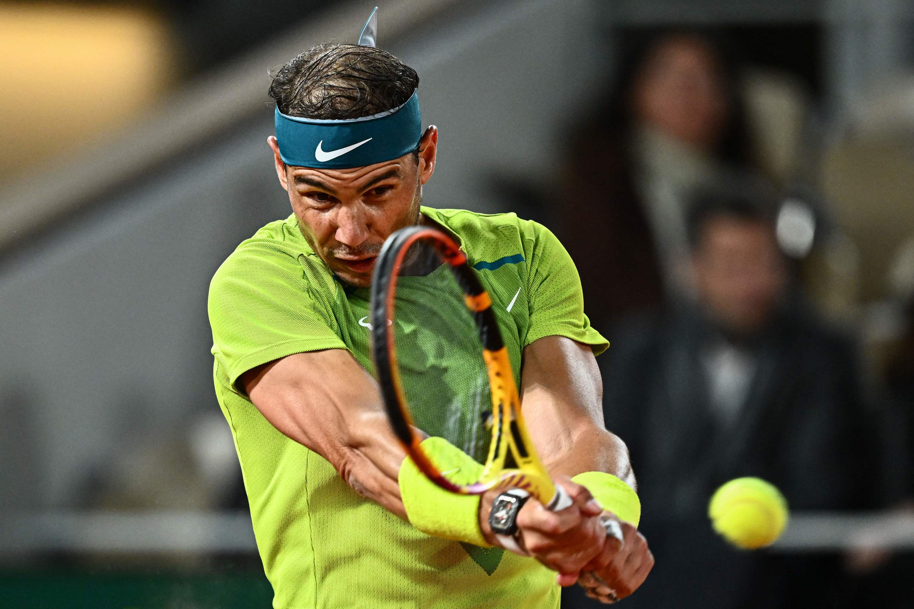Nadal defeated Moutet.