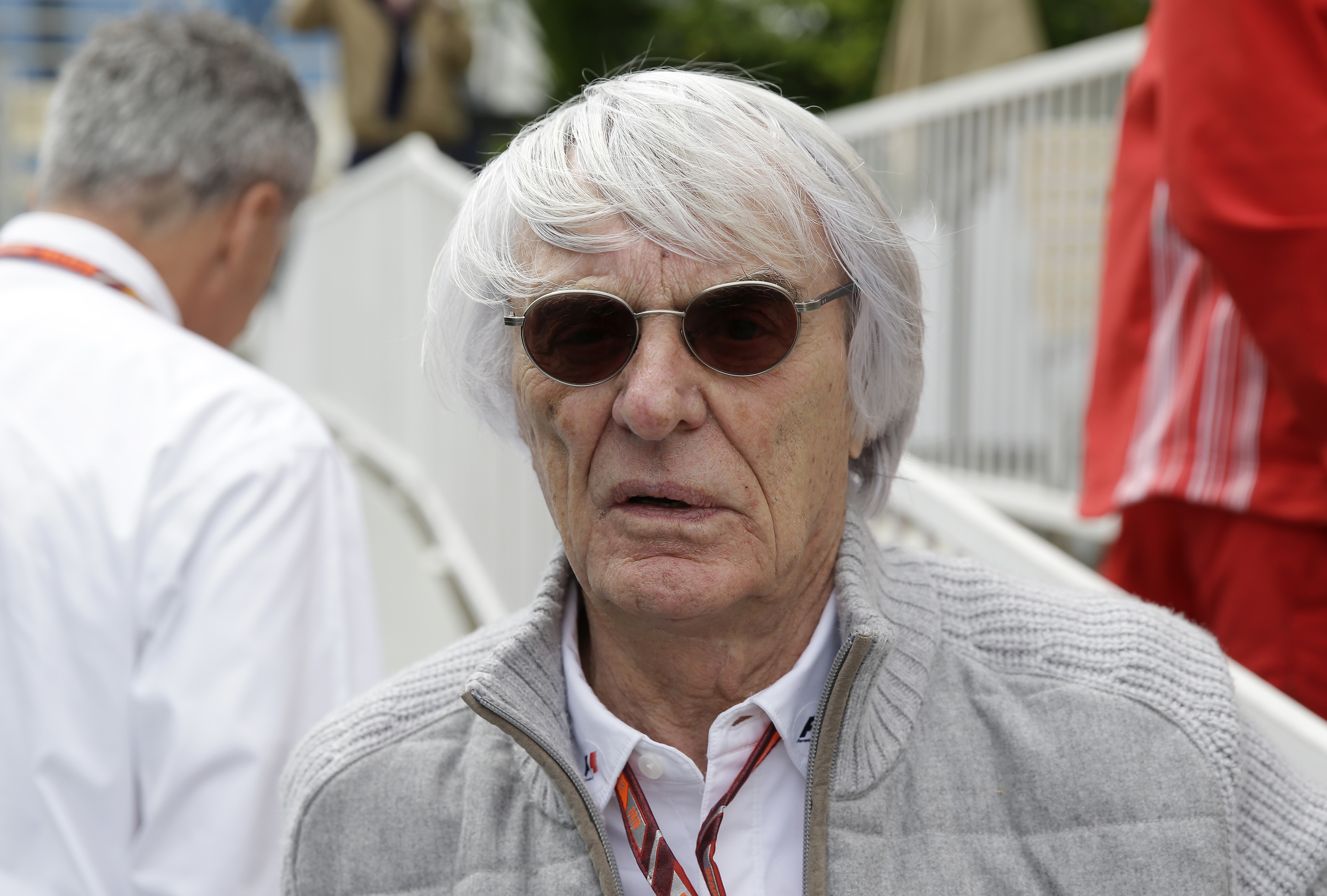 Bernie Ecclestone, durante un gran premio de Frmula 1.