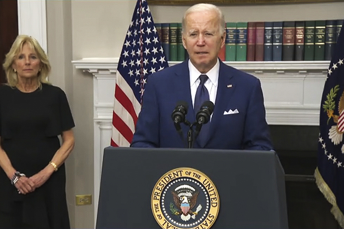Joe Biden, durante su mensaje a la nacin.