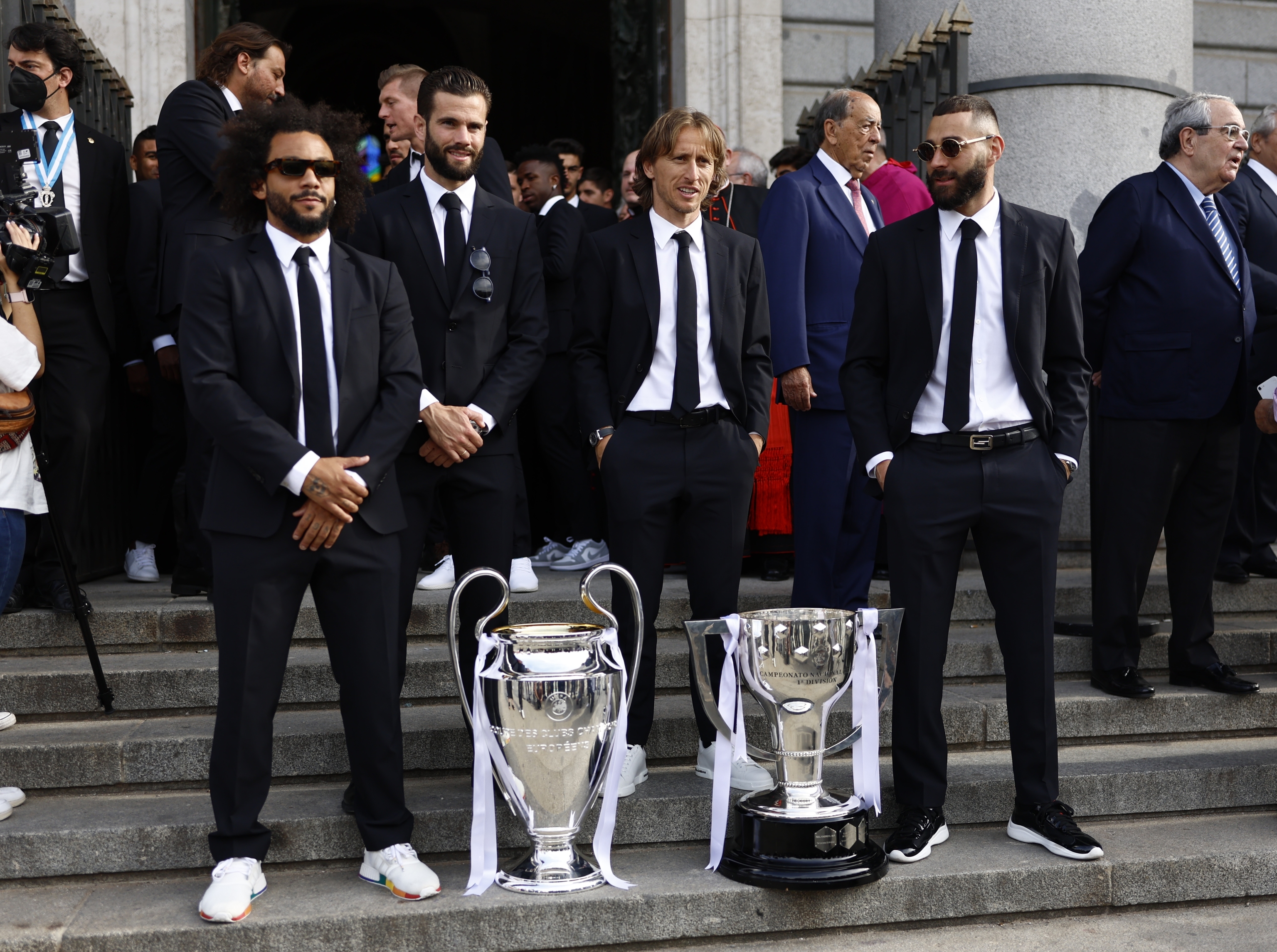 Marcelo, Nacho, Modric and Benzema.