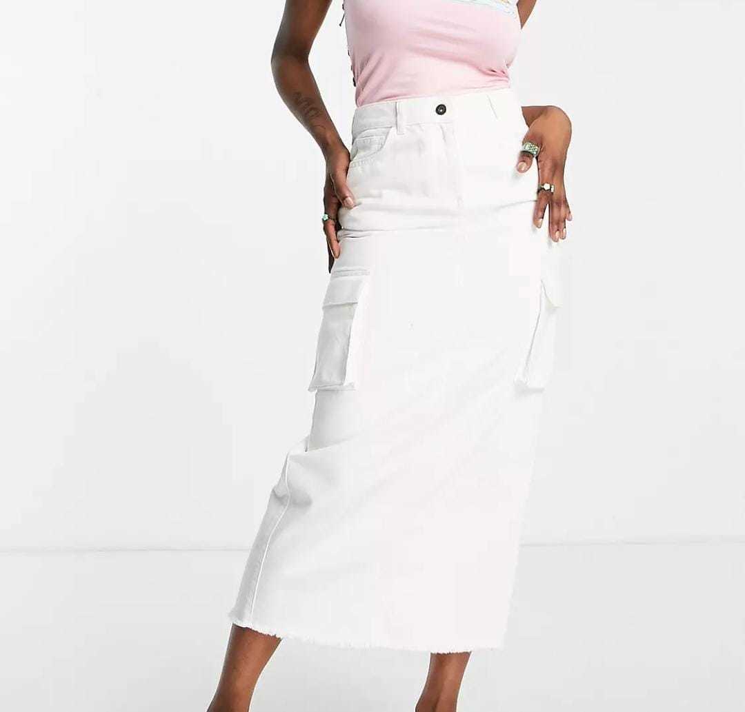 brillo Comercio Abrasivo 10 faldas vaqueras blancas redondas y cómo combinarlas | Shopping