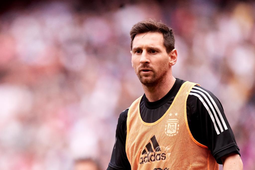 Leo Messi entrena con Argentina en Bilbao antes de la Finalissima.