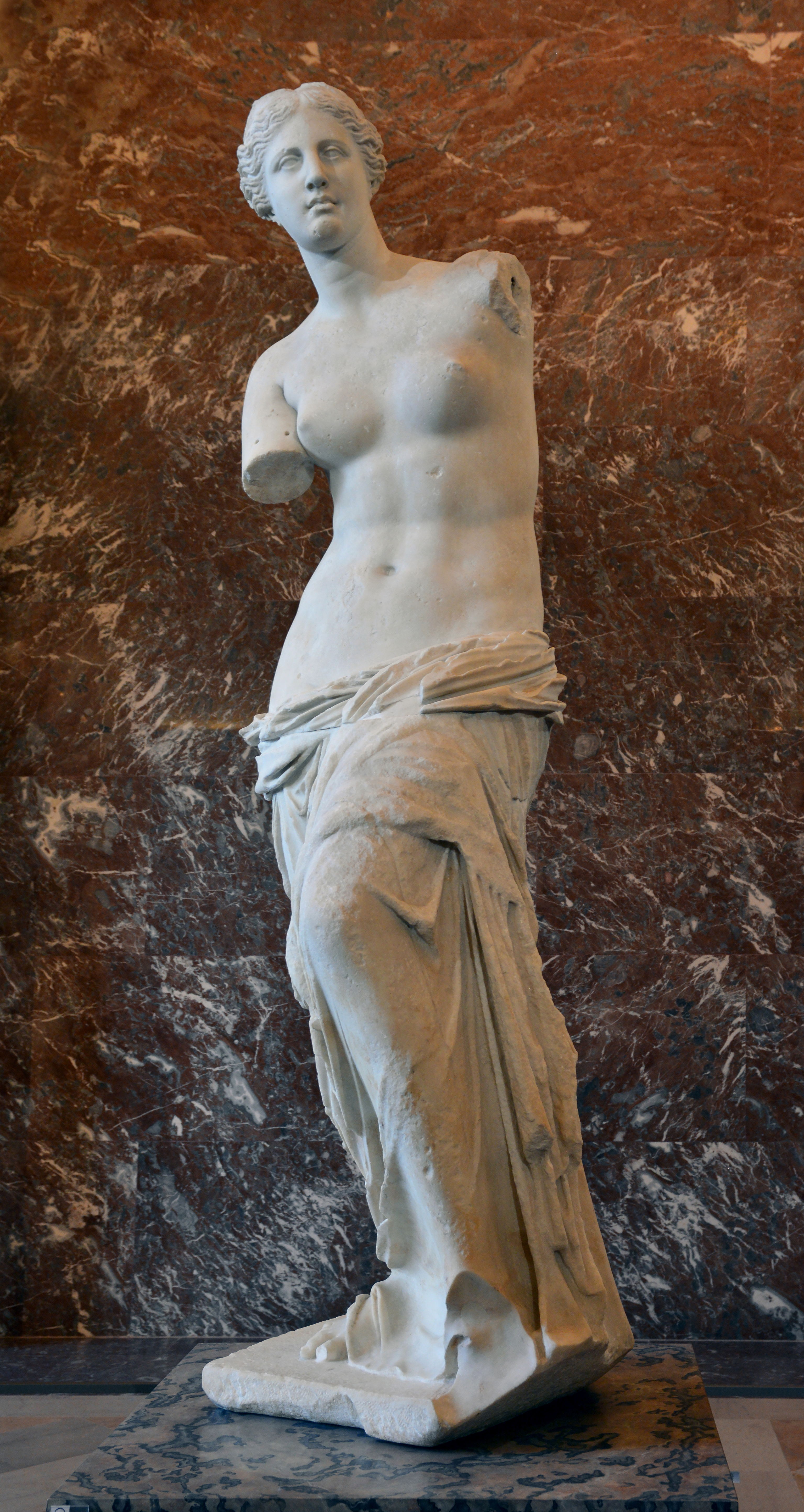 La Venus de Milo en el Louvre.