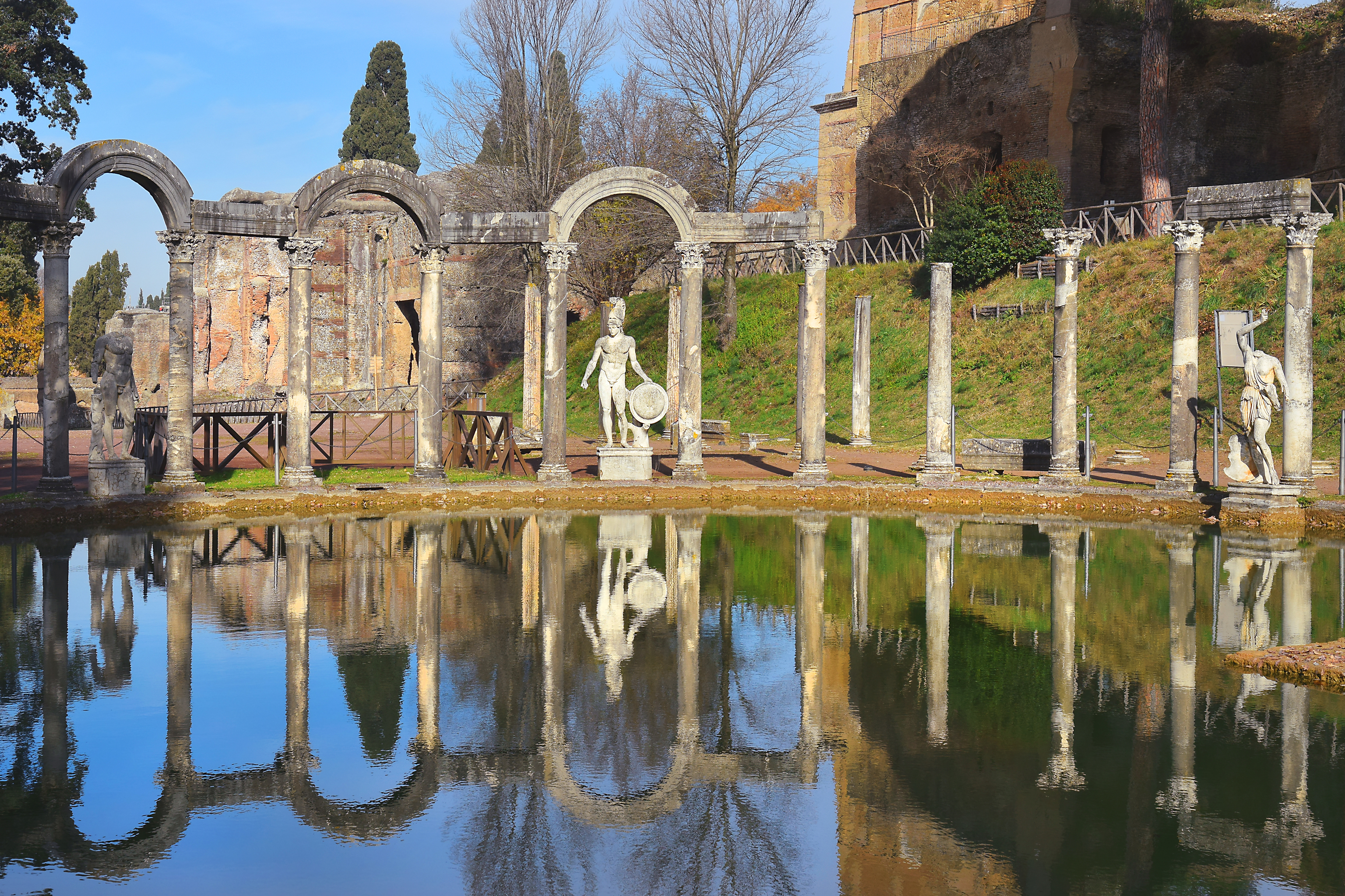 La Villa de Adriano en Tvoli tena dos veces el tamao de Pompeya.