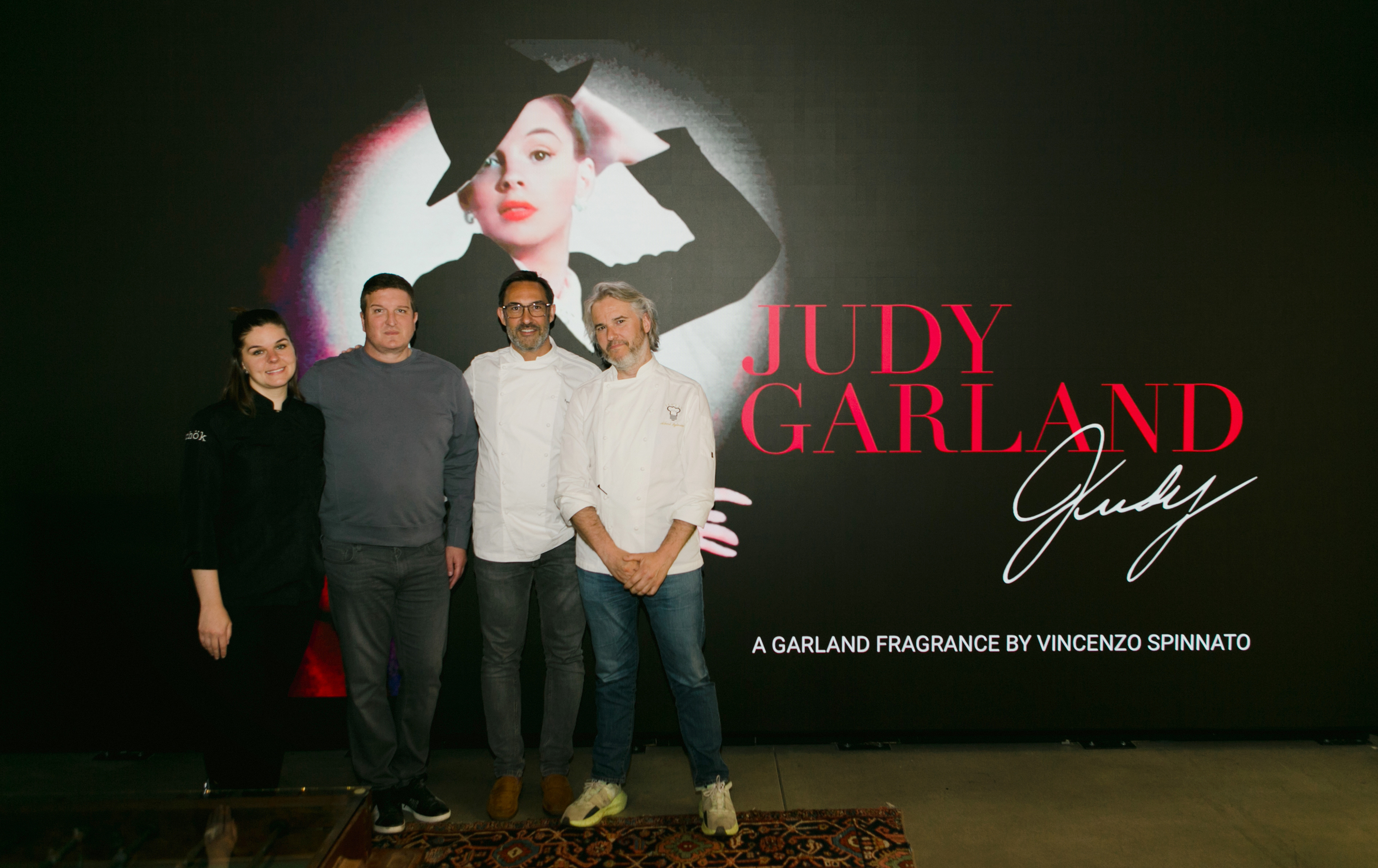 Fernando Madrid (second from right), along with perfumer Vincenzo Spinato (second from left) and Choc are part of the team.