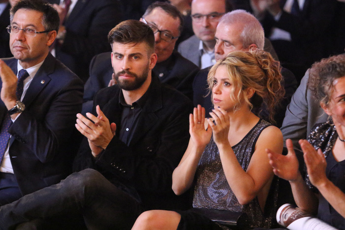 Gerard Piqu y Shakira, en un evento de 2016.