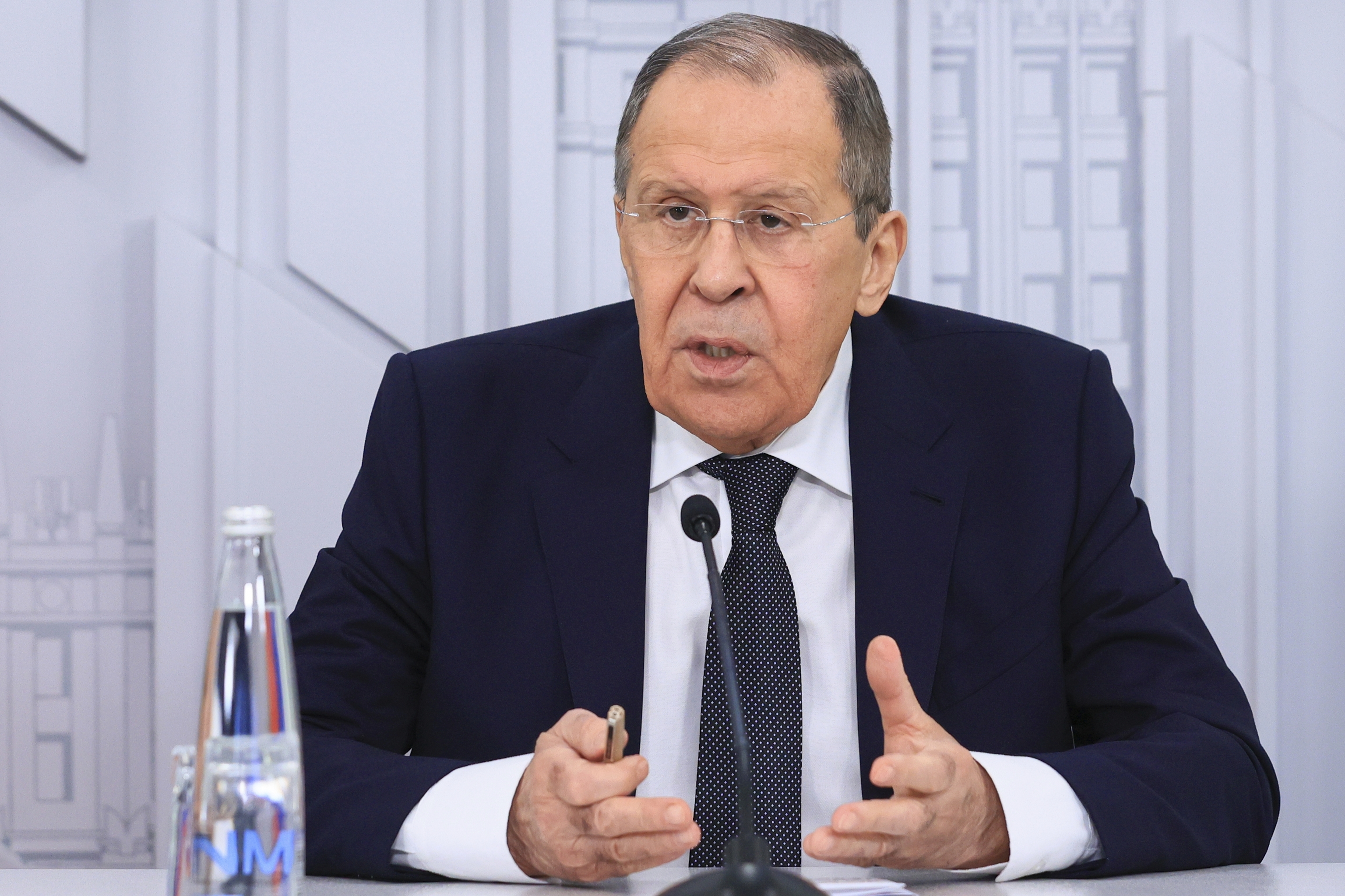 Russian Foreign Minister, Sergei Lavrov, Condemns Space Shutdown