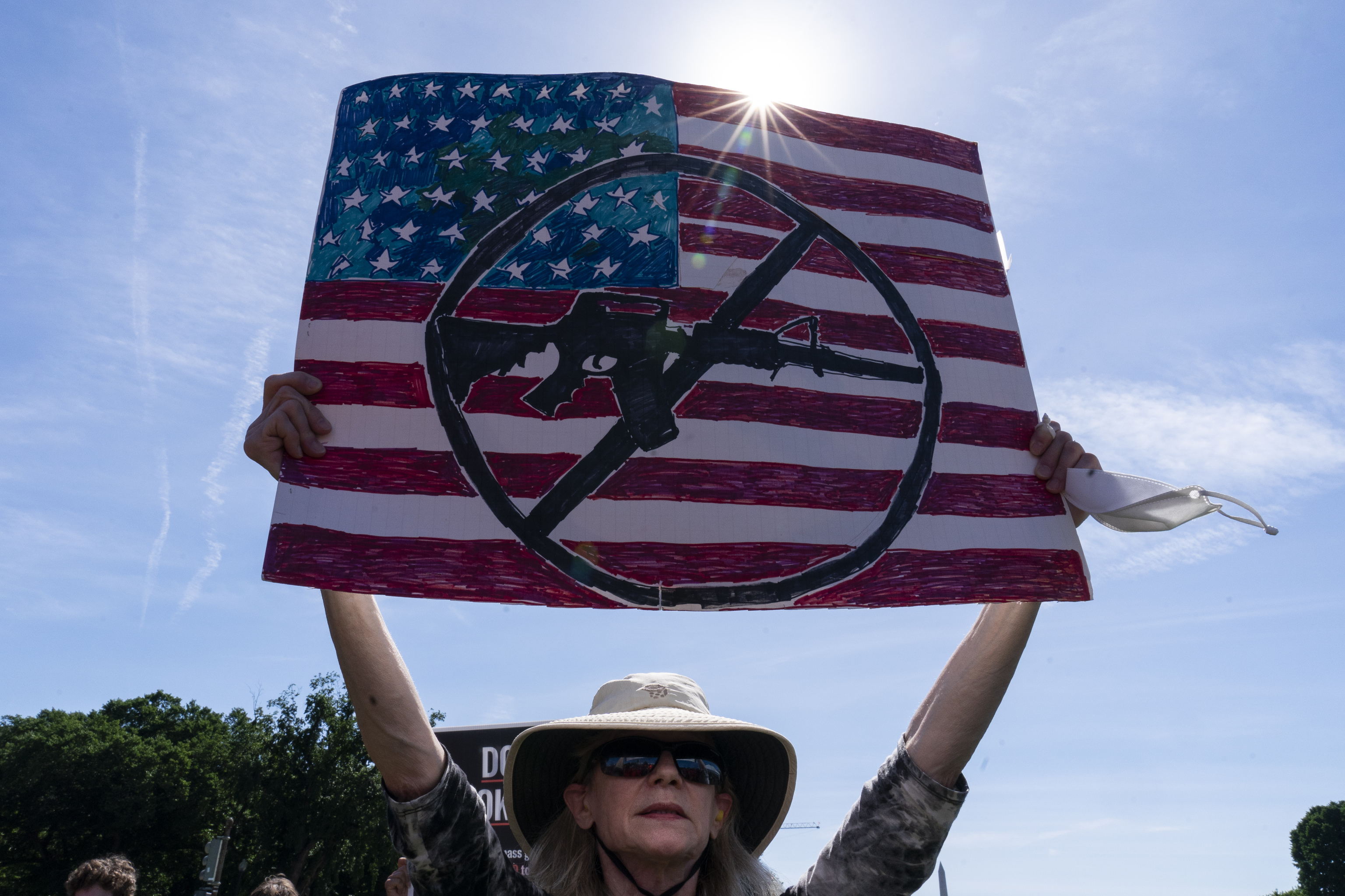 Protesta estudiantil contra las armas en EEUU.