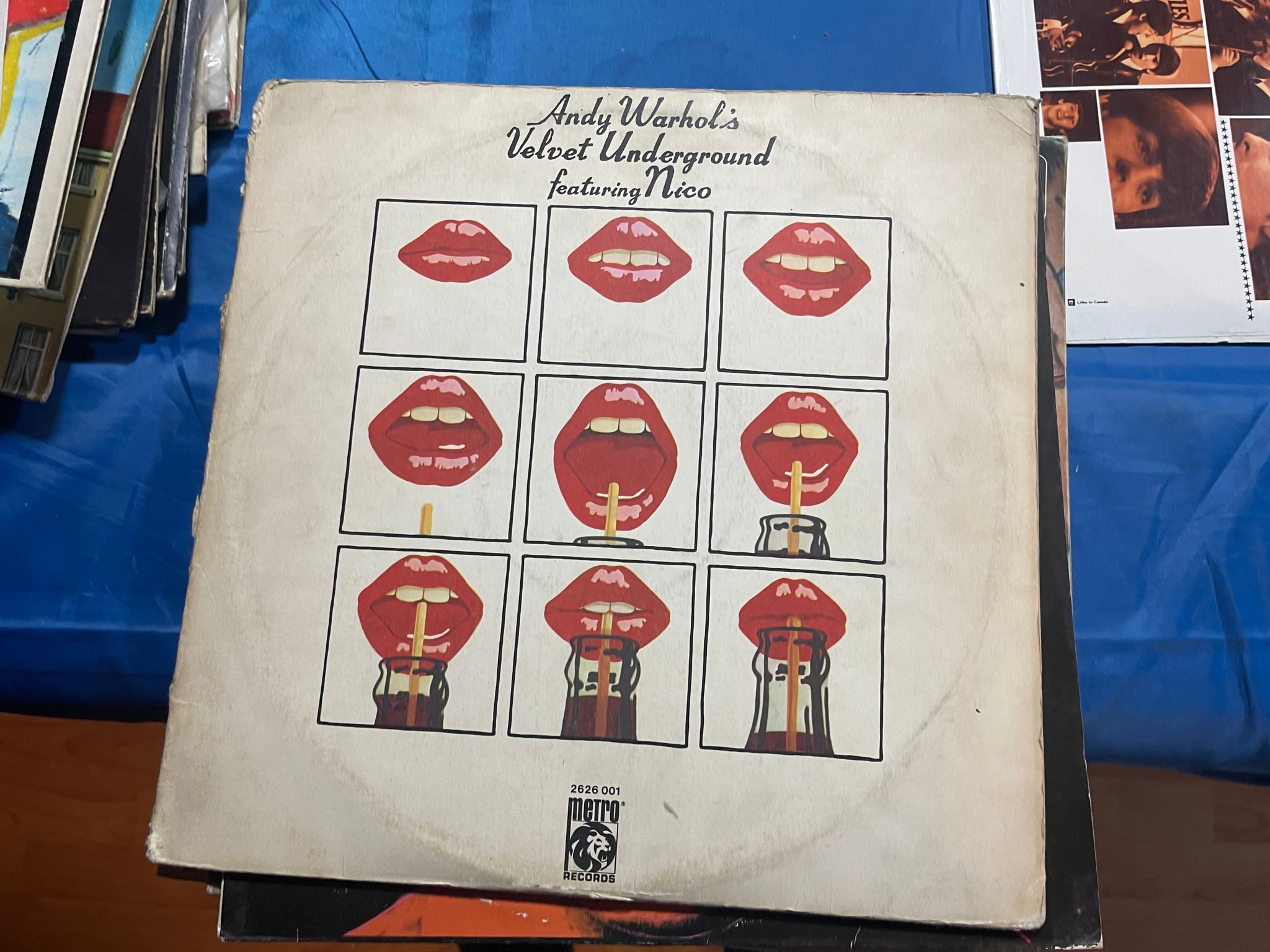 La carátula del álbum 'Velvet Underground and Nico' diseñada por Andy Warhol.