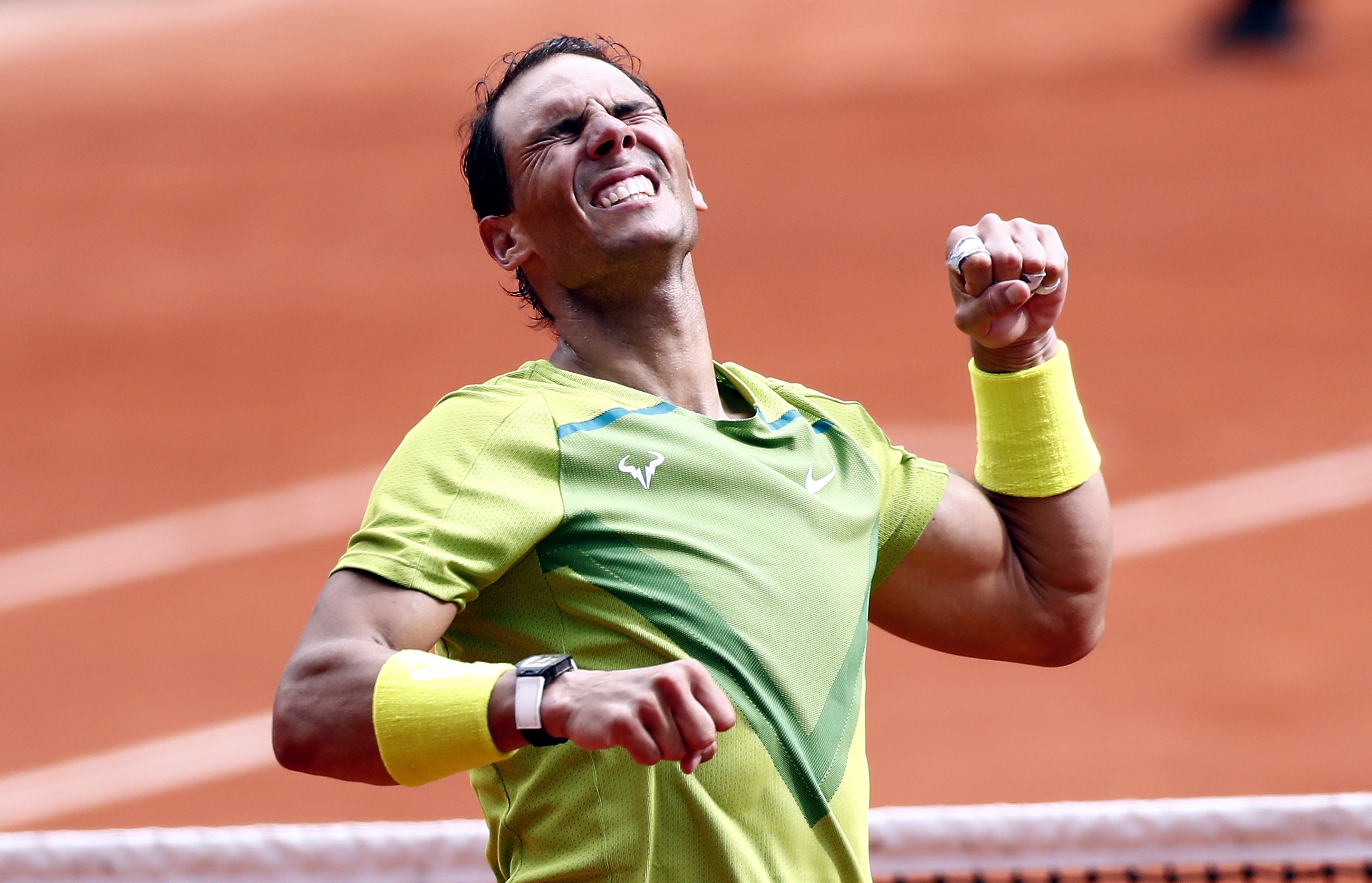 Nadal after his win at Roland Garros.