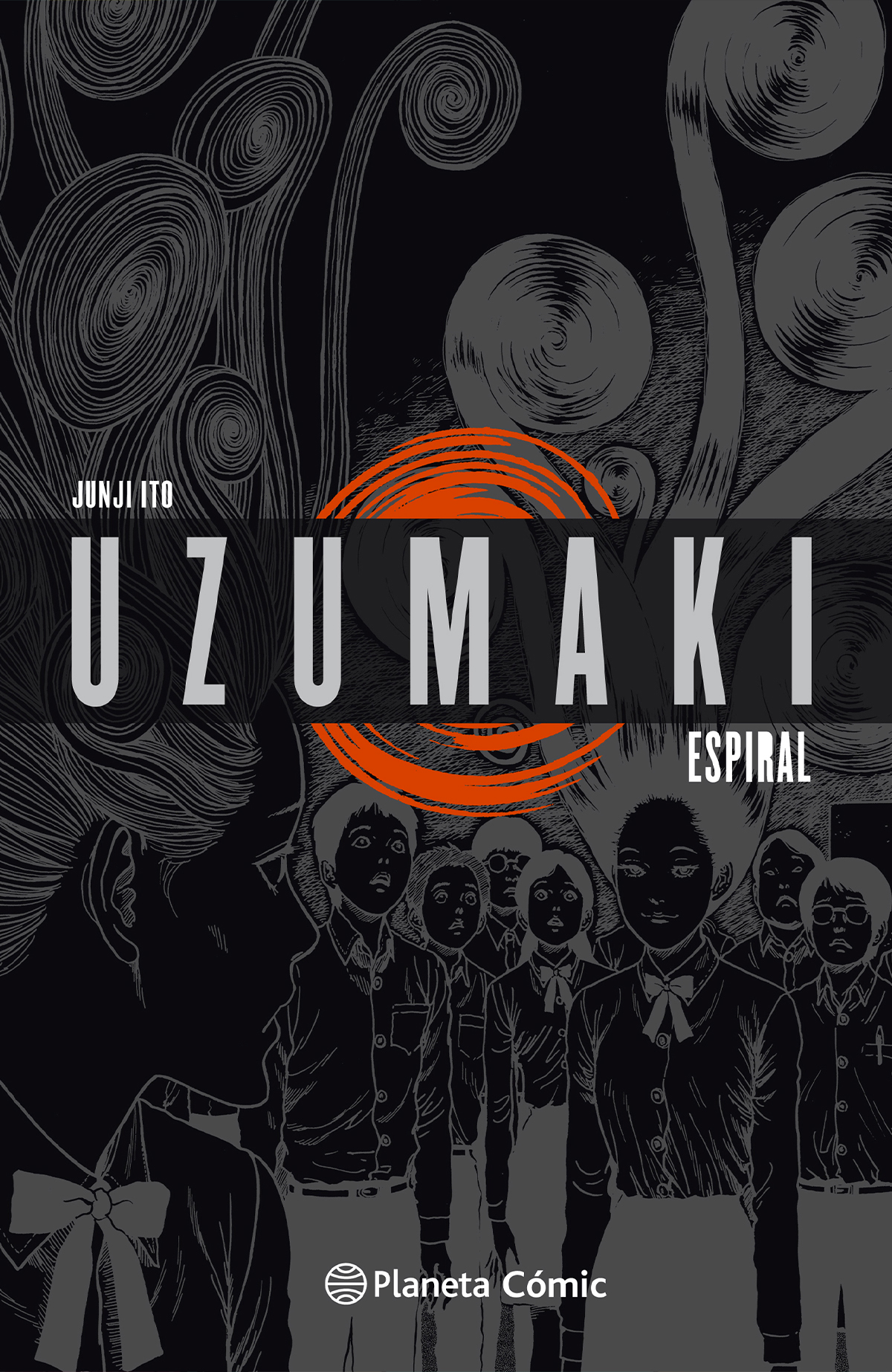 The cover of the manga 'Uzumaki'.
