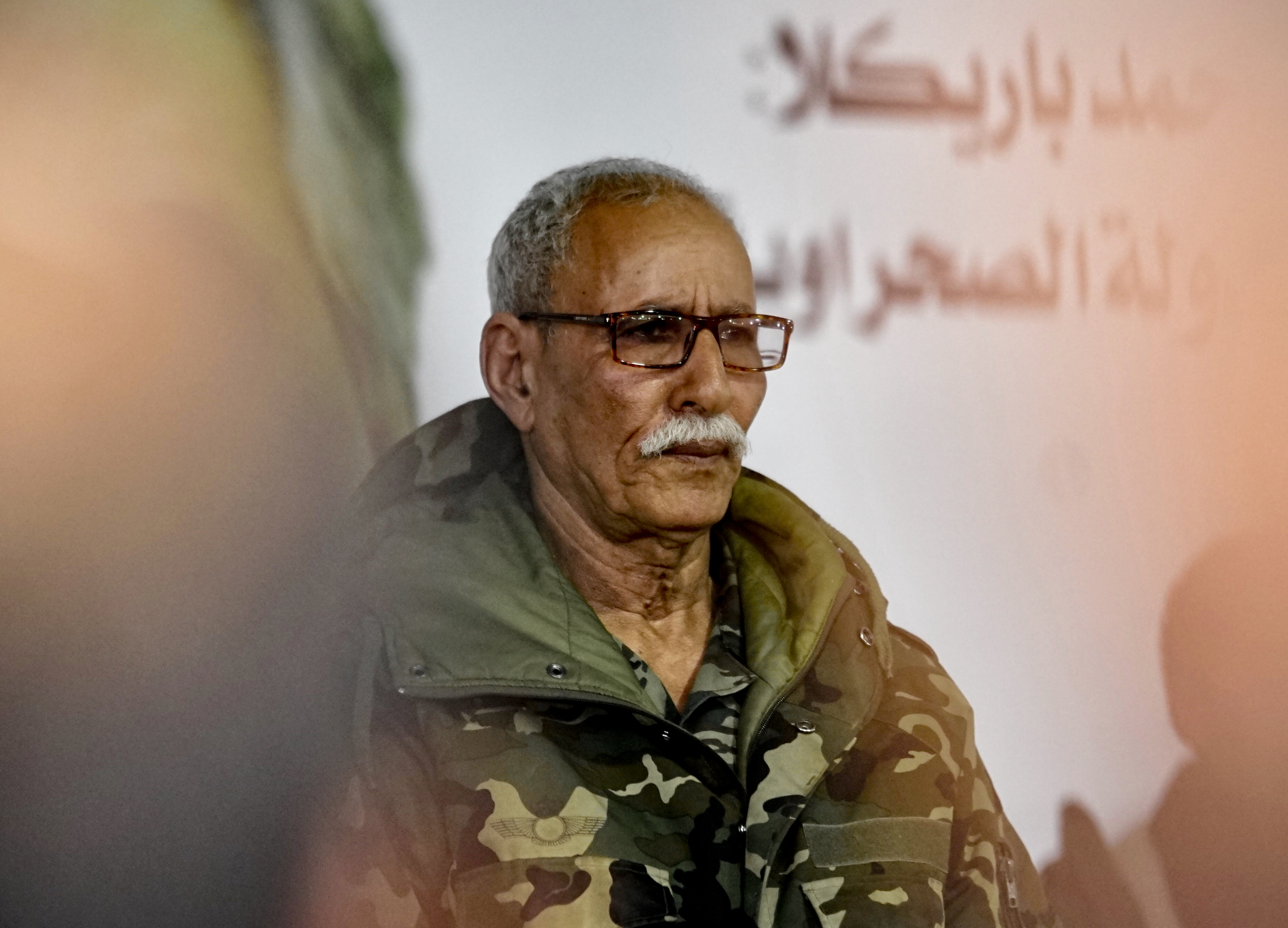 El líder del Polisario, Brahim Ghali.